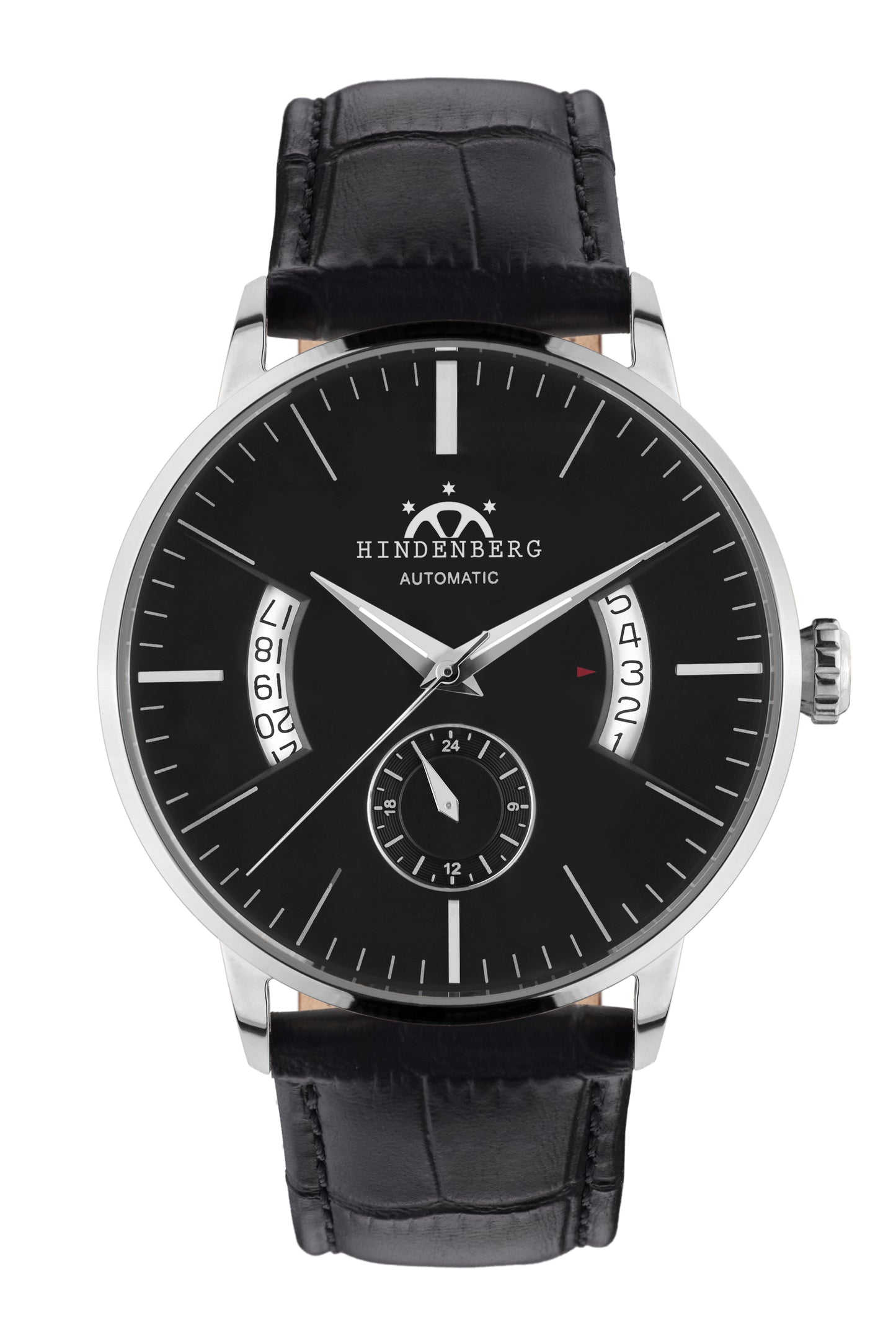 Automatic watches — Delta Dart — Hindenberg — steel black