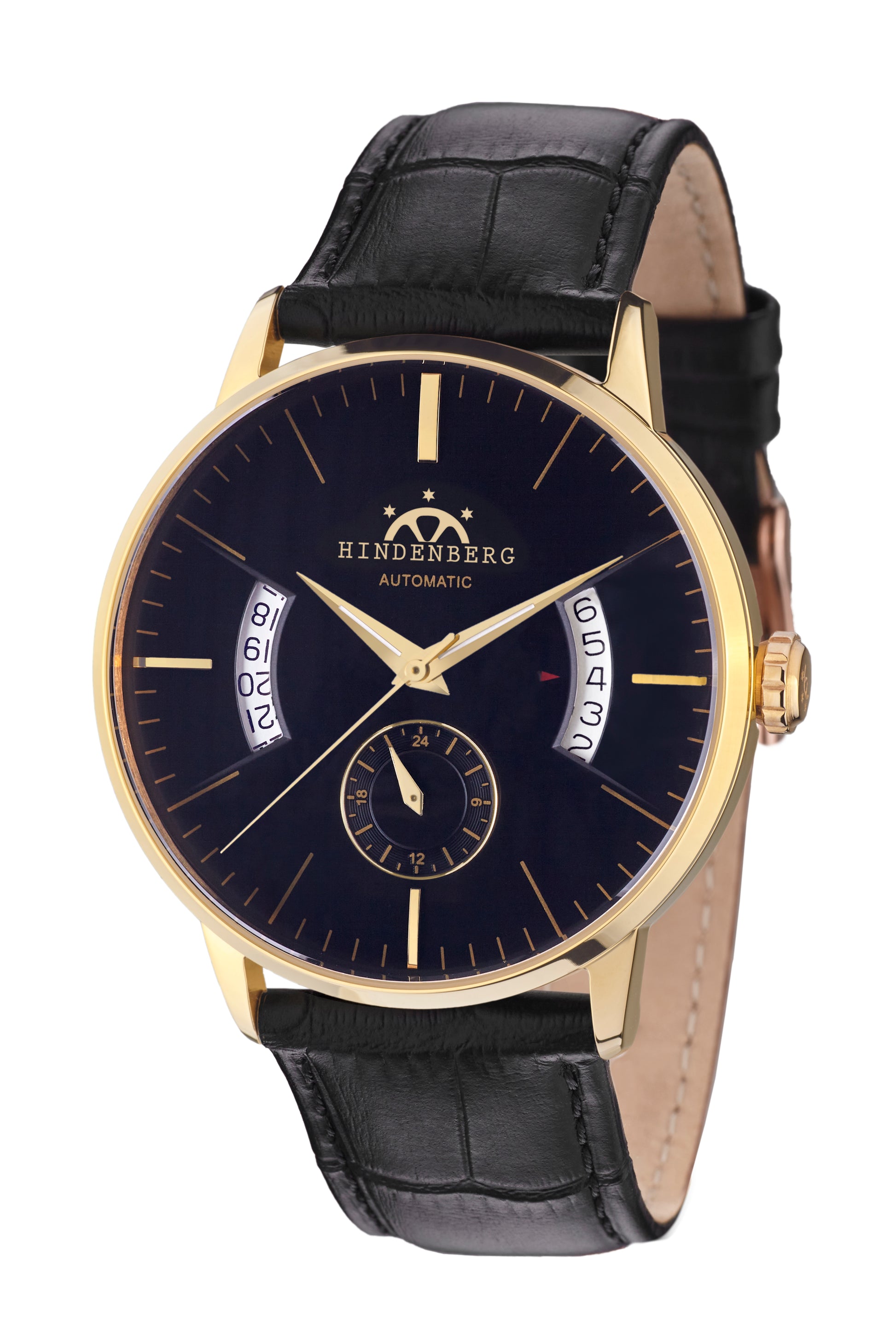 Automatic watches — Delta Dart — Hindenberg — gold black