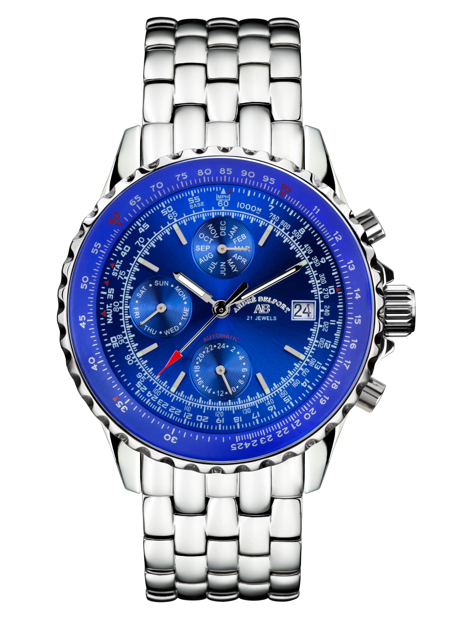 Automatic watches — Universe — André Belfort — blau
