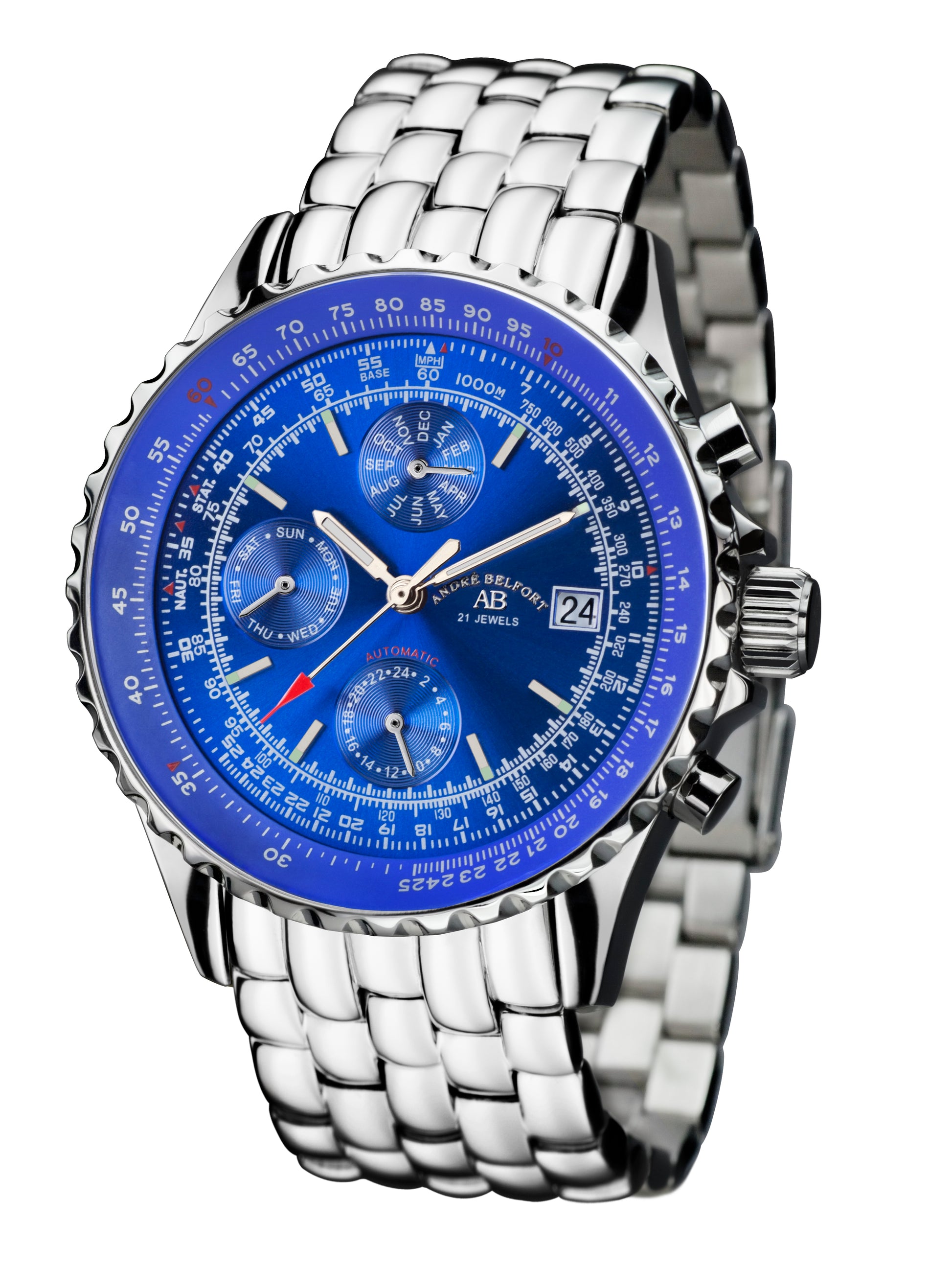 Automatic watches — Universe — André Belfort — blau