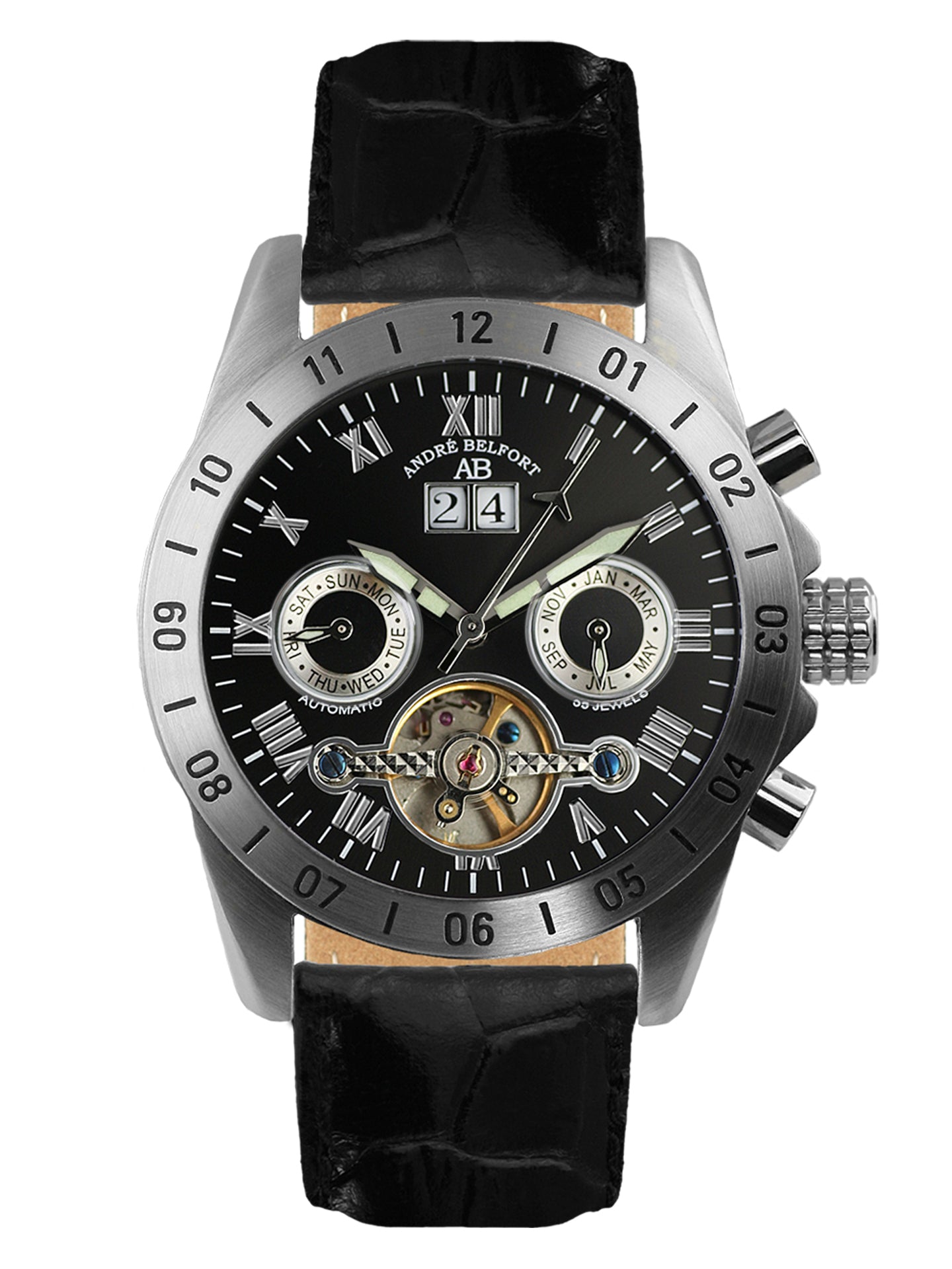 Automatic watches — Galactique — André Belfort — black
