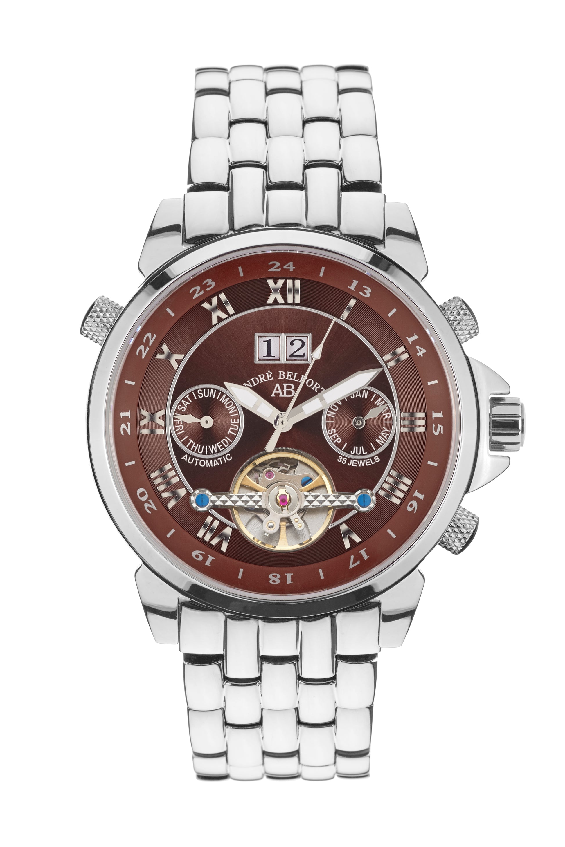 Automatic watches — Étoile Polaire — André Belfort — brown