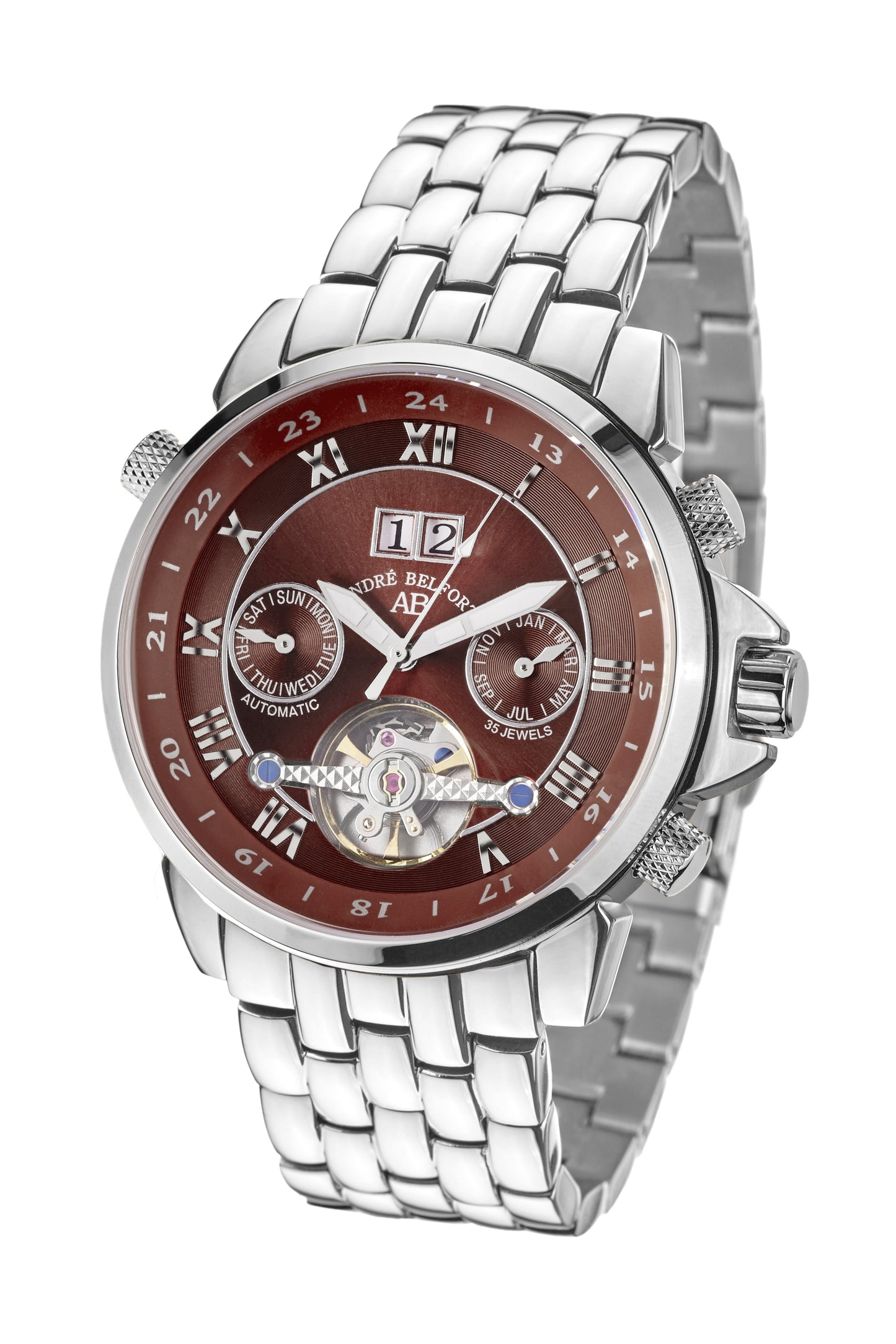 Automatic watches — Étoile Polaire — André Belfort — brown