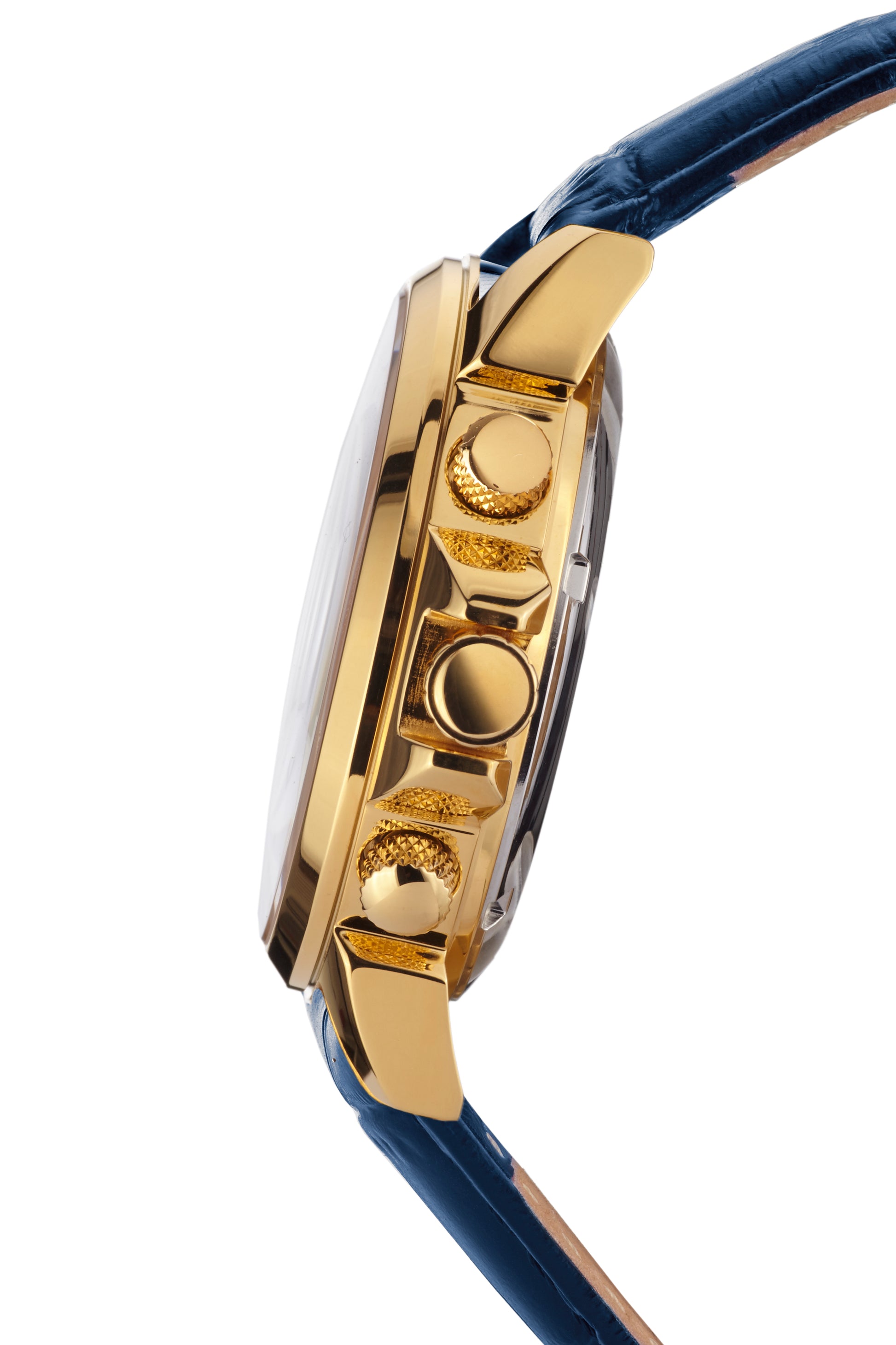 Automatic watches — Étoile Polaire — André Belfort — gold blue leather