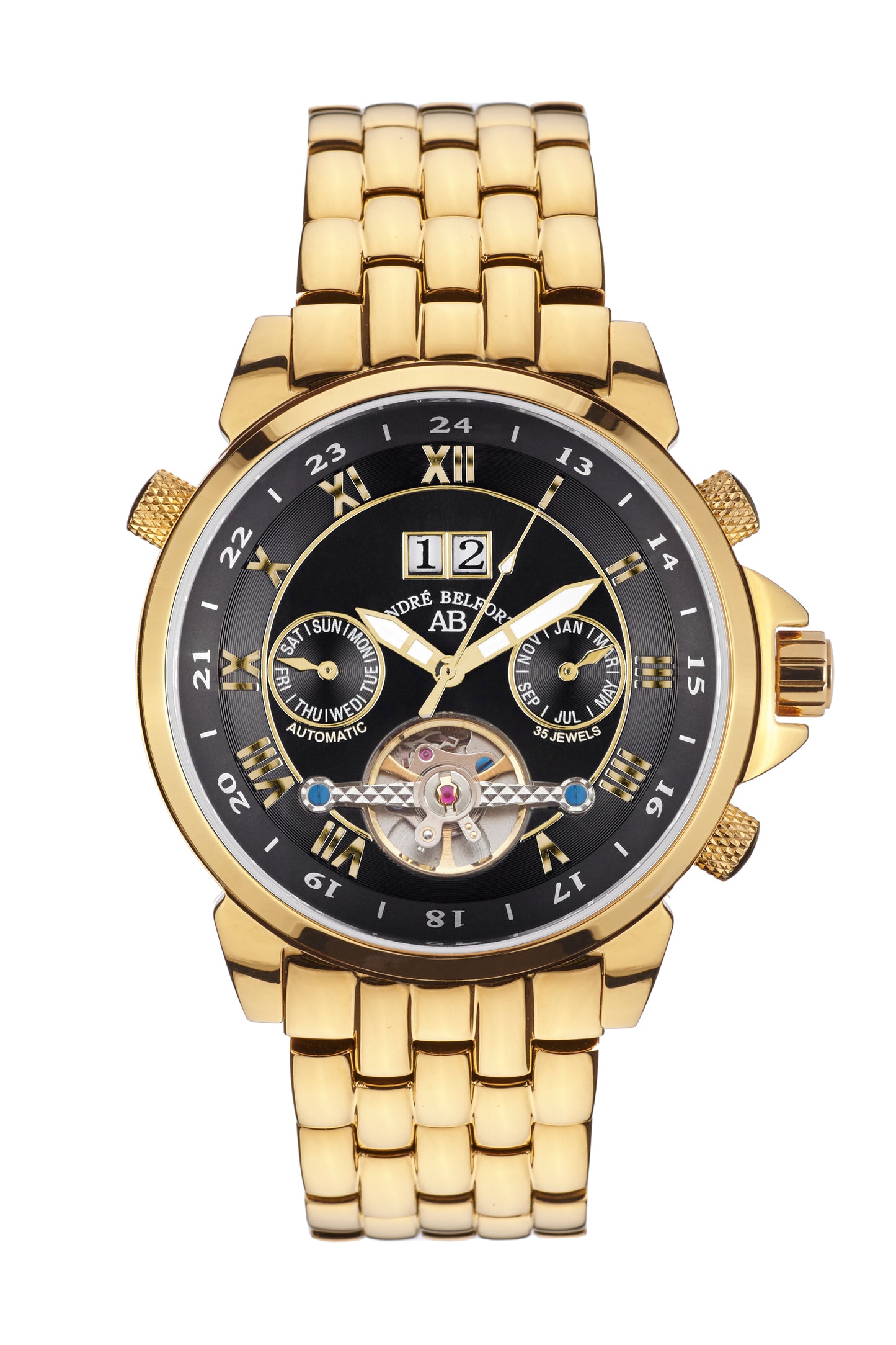 Automatic watches — Étoile Polaire — André Belfort — gold schwarz