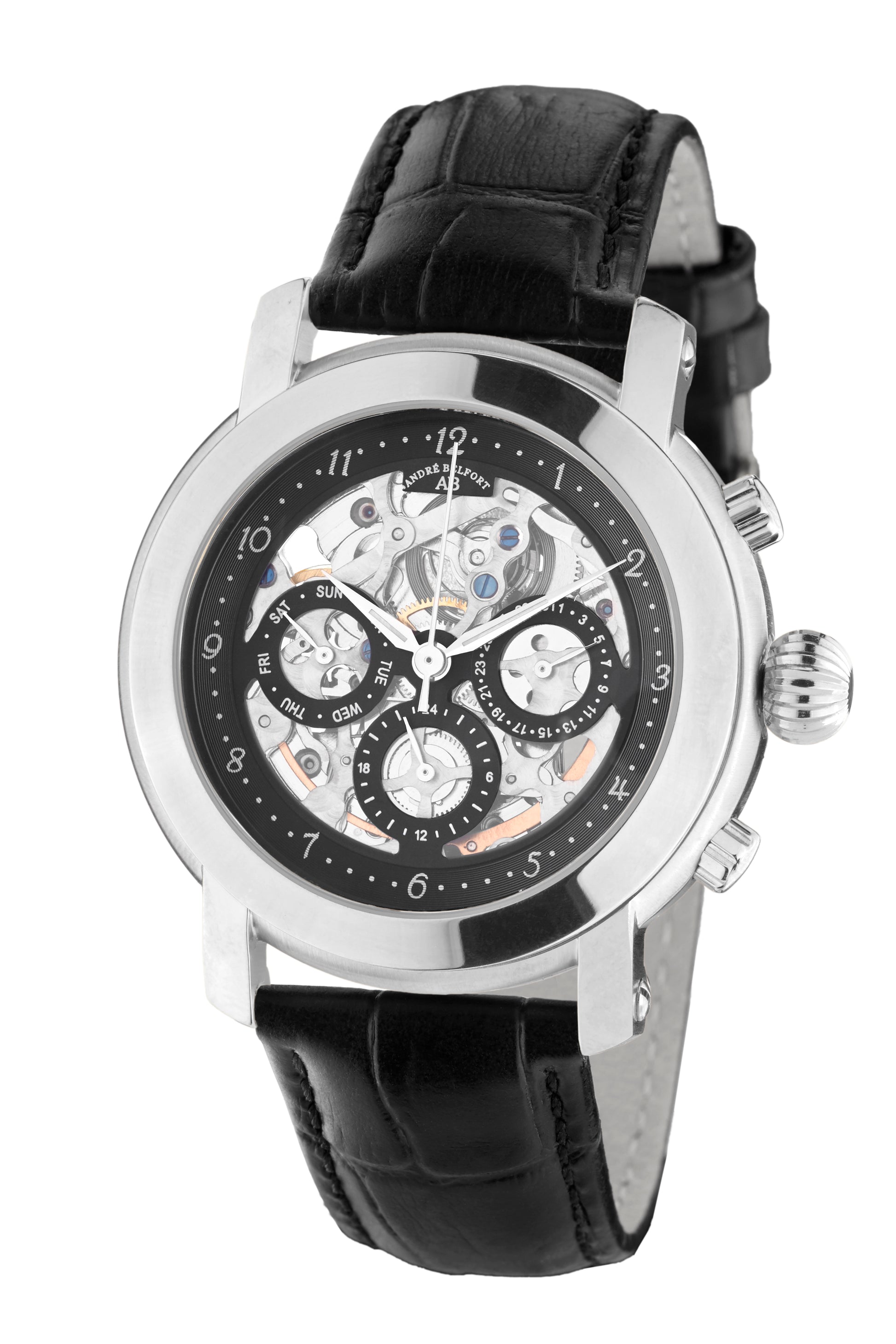 Automatic watches — Intemporelle — André Belfort — steel black