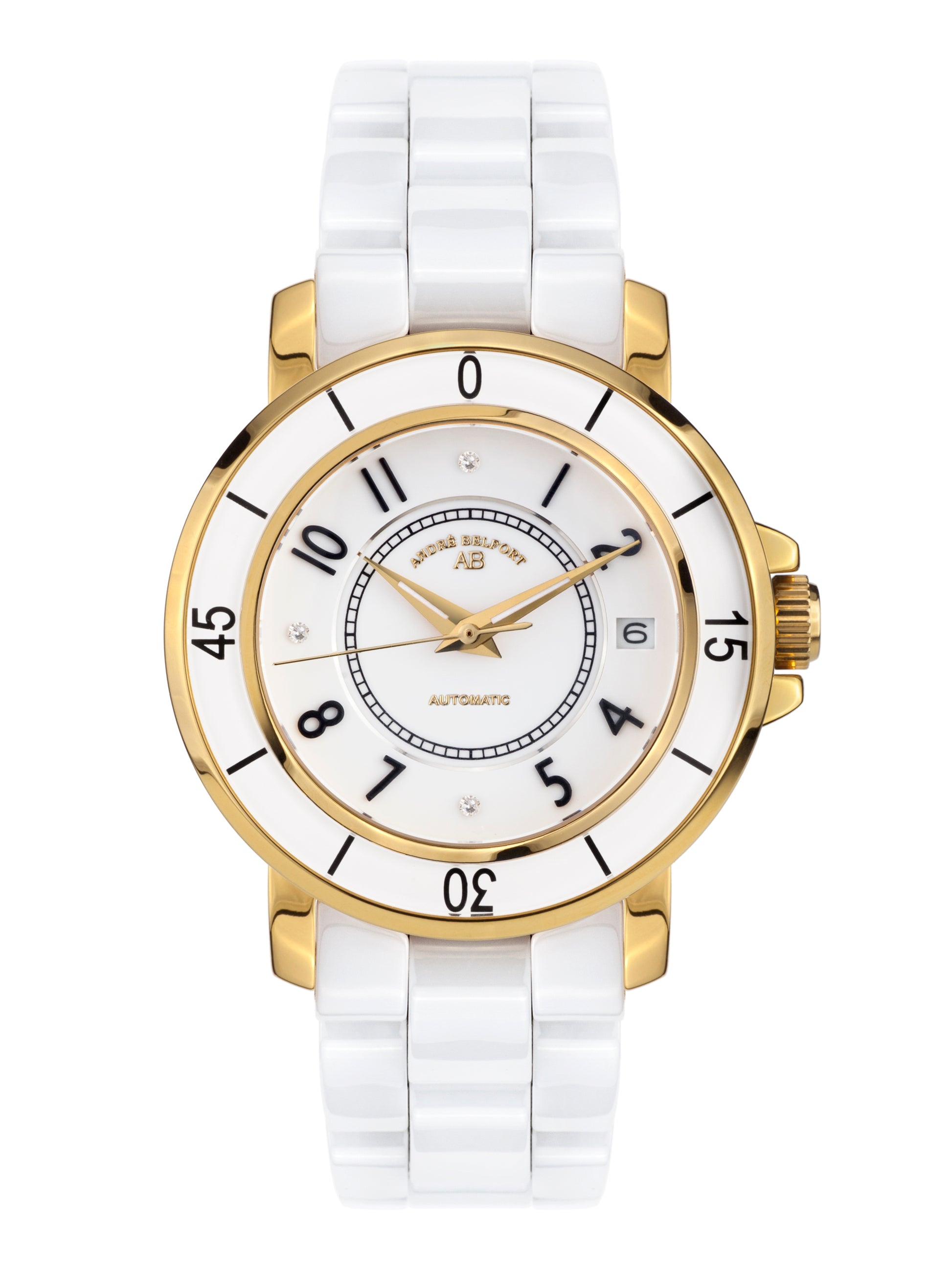 Automatic watches — Aphrodite — André Belfort — gold white