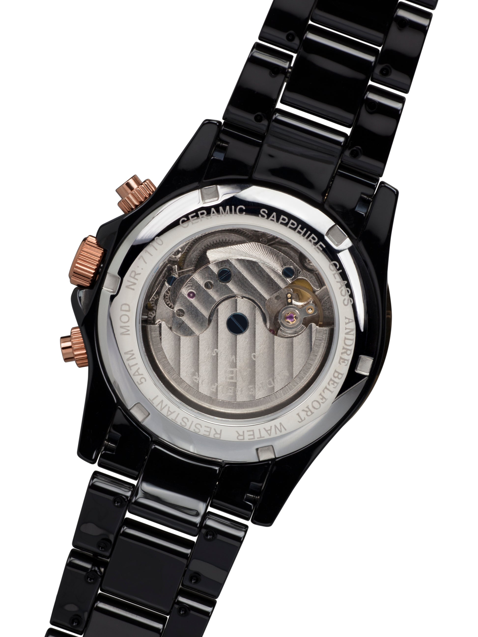 Automatic watches — Sirène — André Belfort — rosegold black