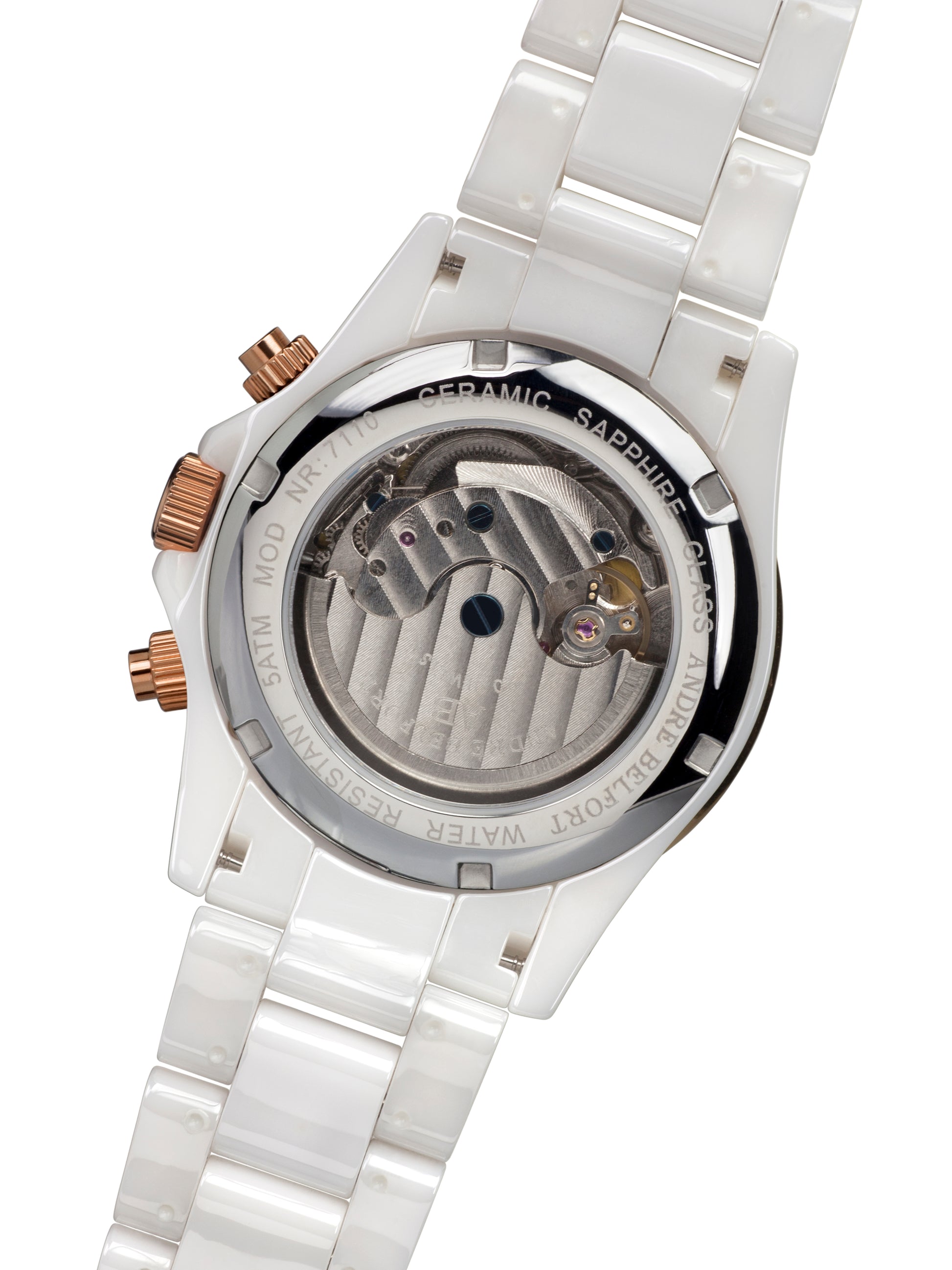Automatic watches — Sirène — André Belfort — rosegold white