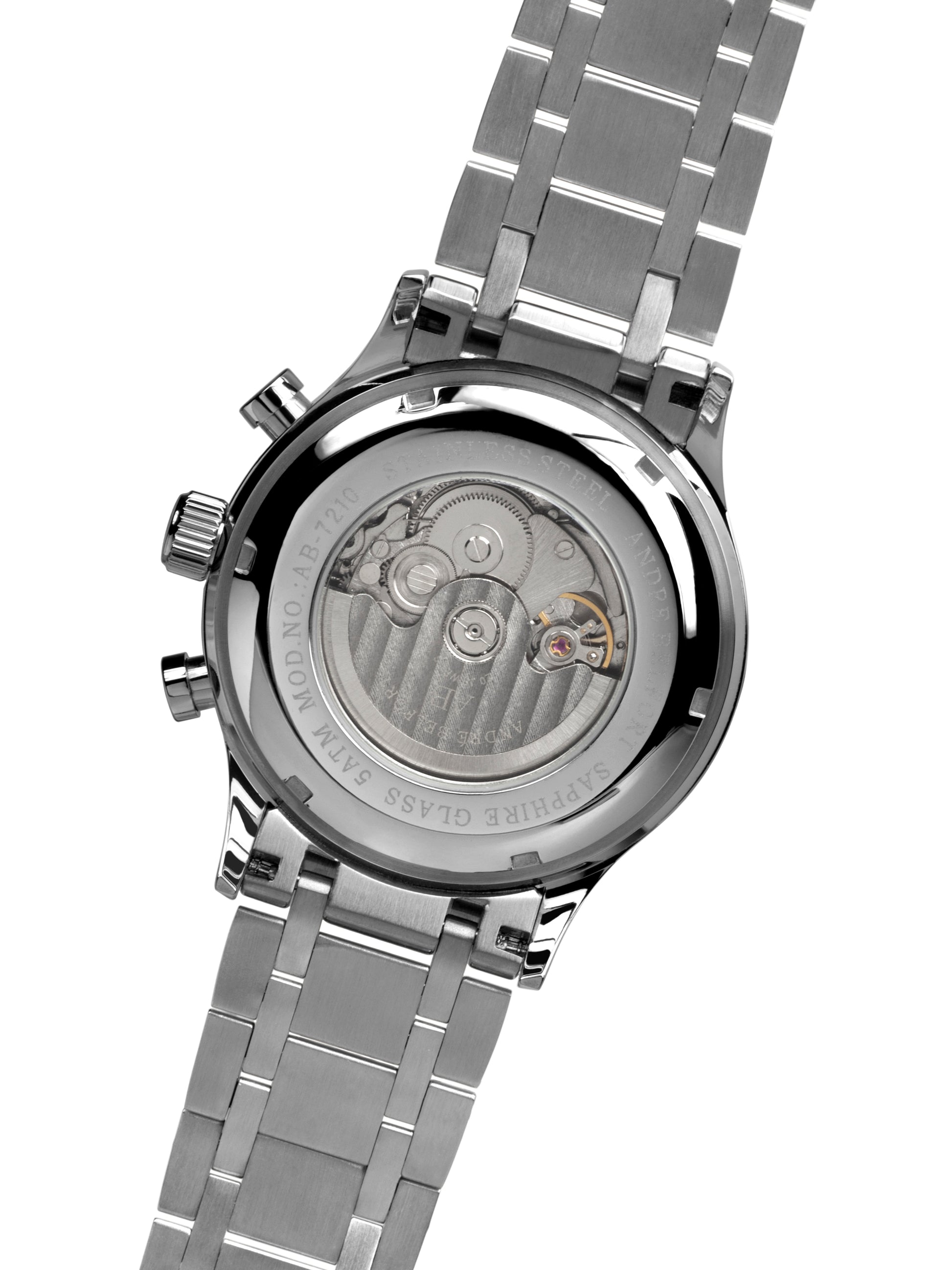 Automatic watches — Navigateur — André Belfort — silver