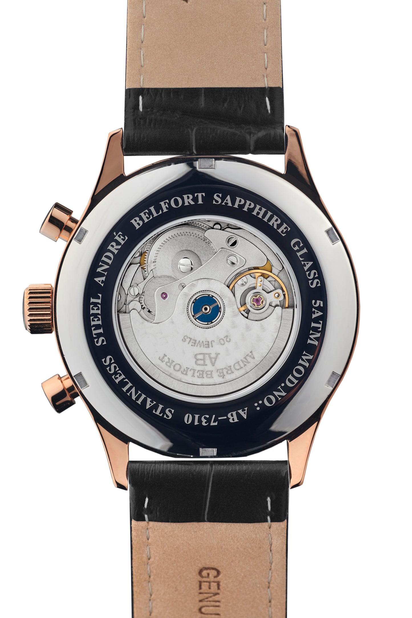 Automatic watches — Calendrier — André Belfort — rosegold silber