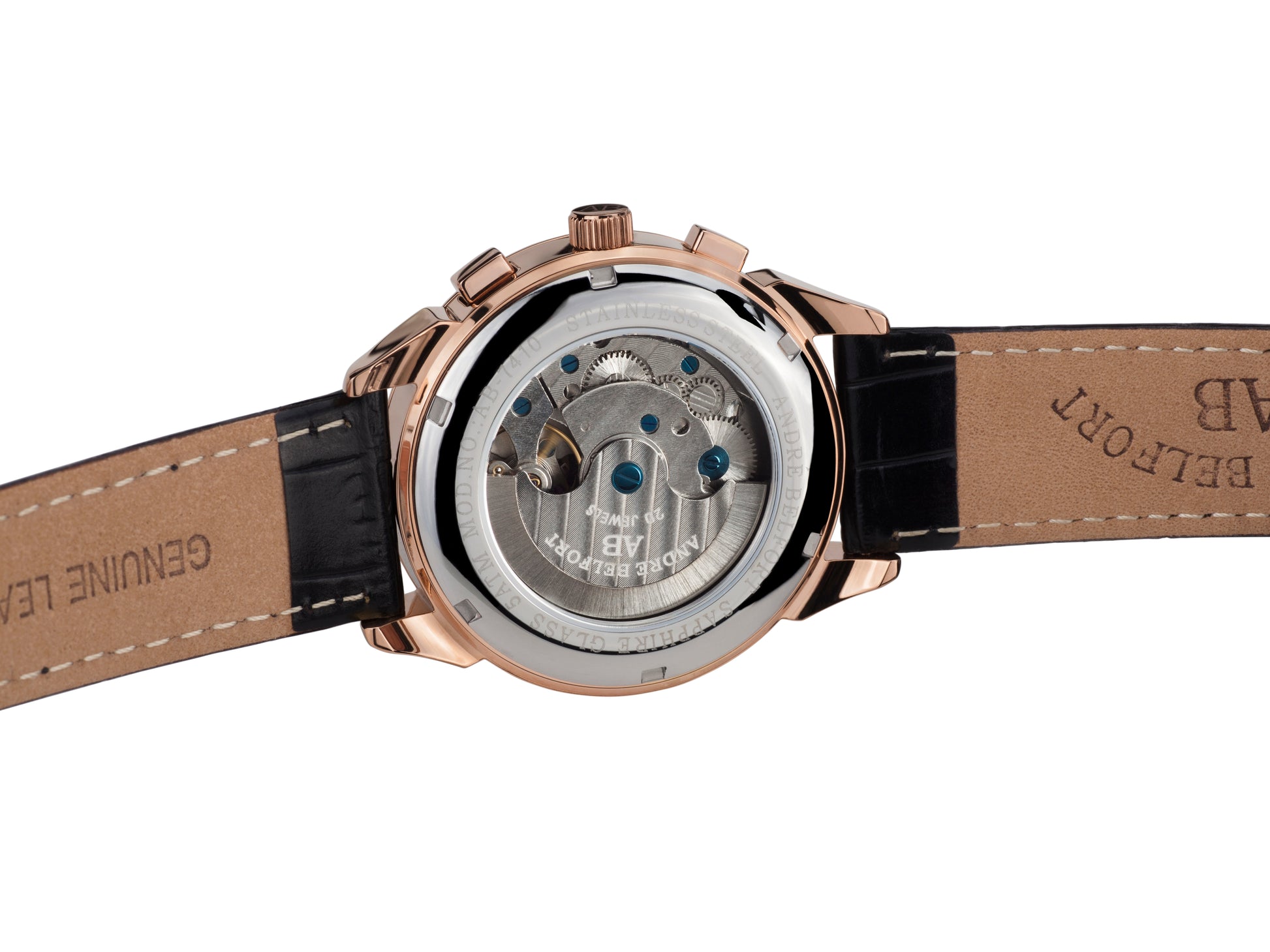 Automatic watches — Ambassadeur — André Belfort — rosegold silver