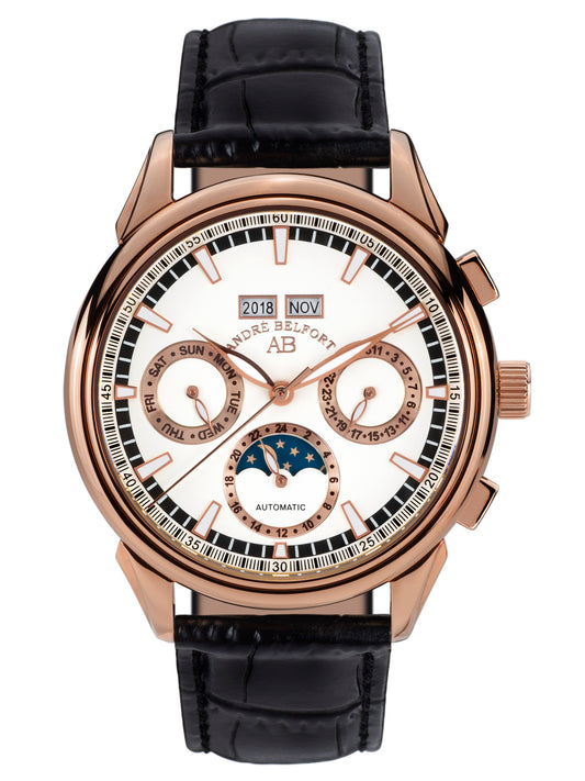 Automatic watches — Ambassadeur — André Belfort — rosegold silver