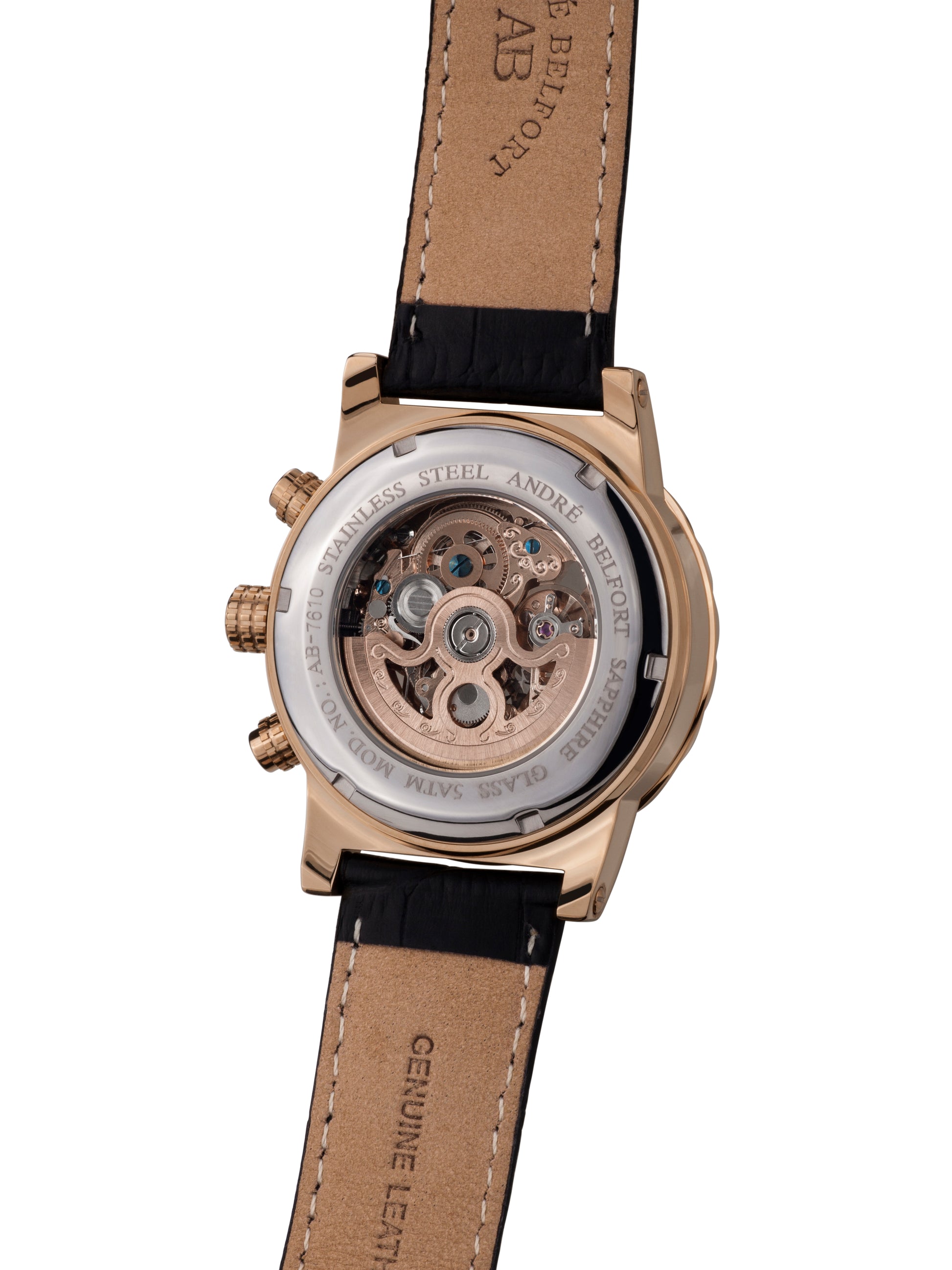 Automatic watches — Conquête — André Belfort — silver rosegold