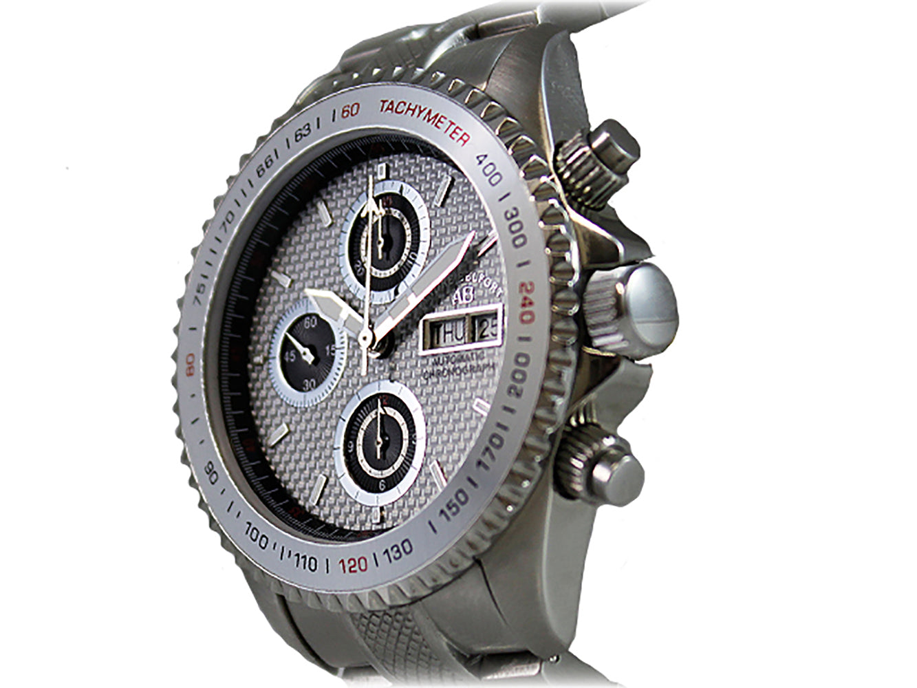 Automatic watches — Chronographe Royal — André Belfort — Stahl silber