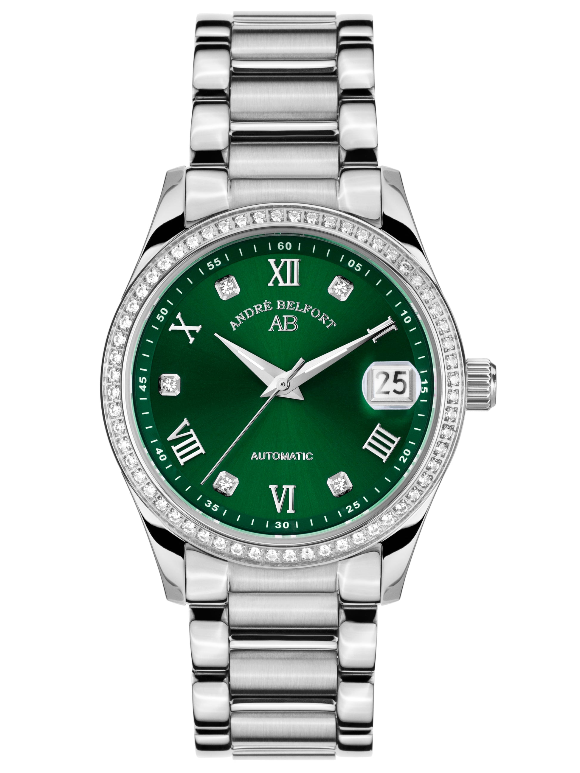 Automatic watches — Déméter — André Belfort — green steel
