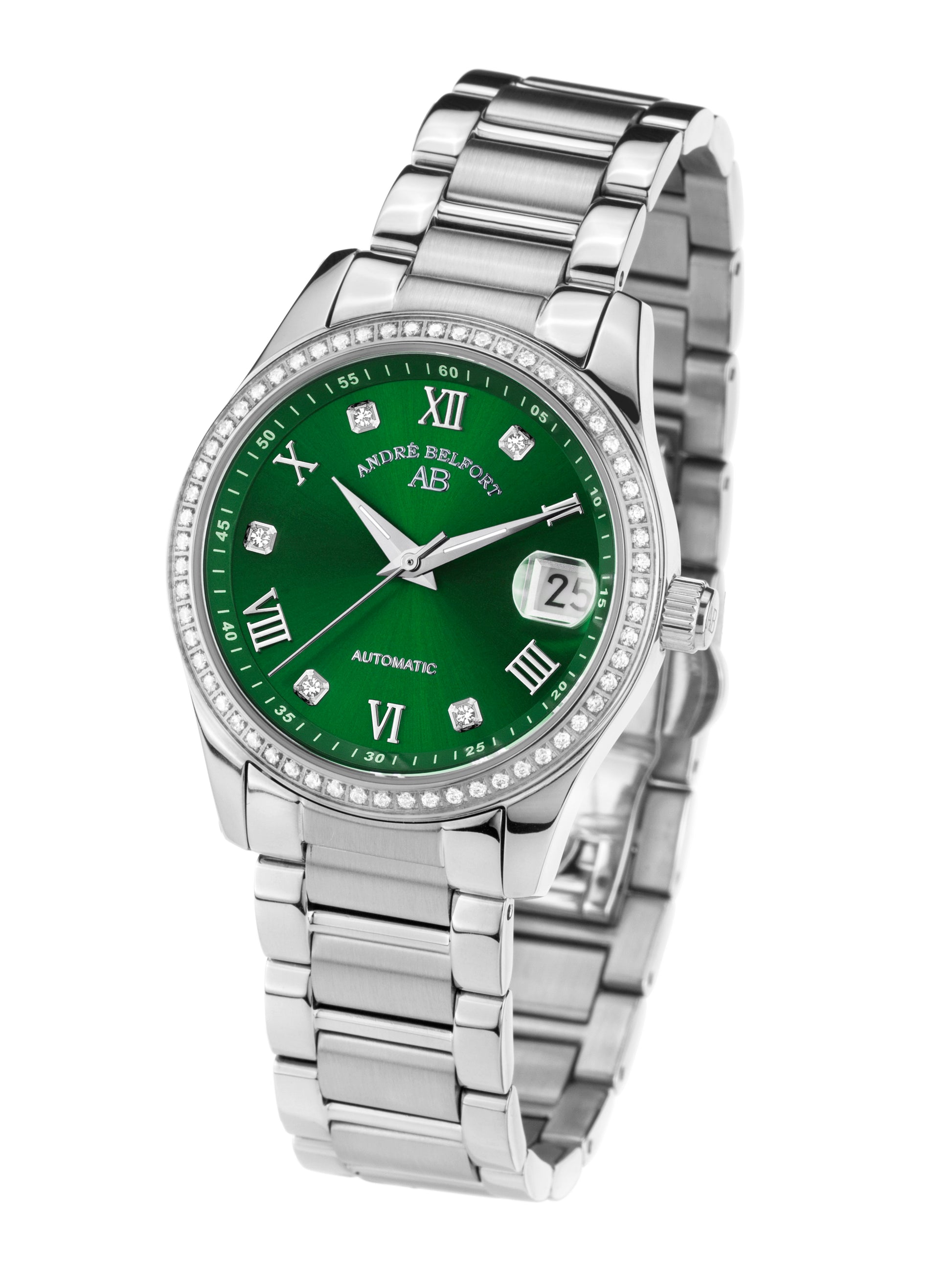 Automatic watches — Déméter — André Belfort — green steel