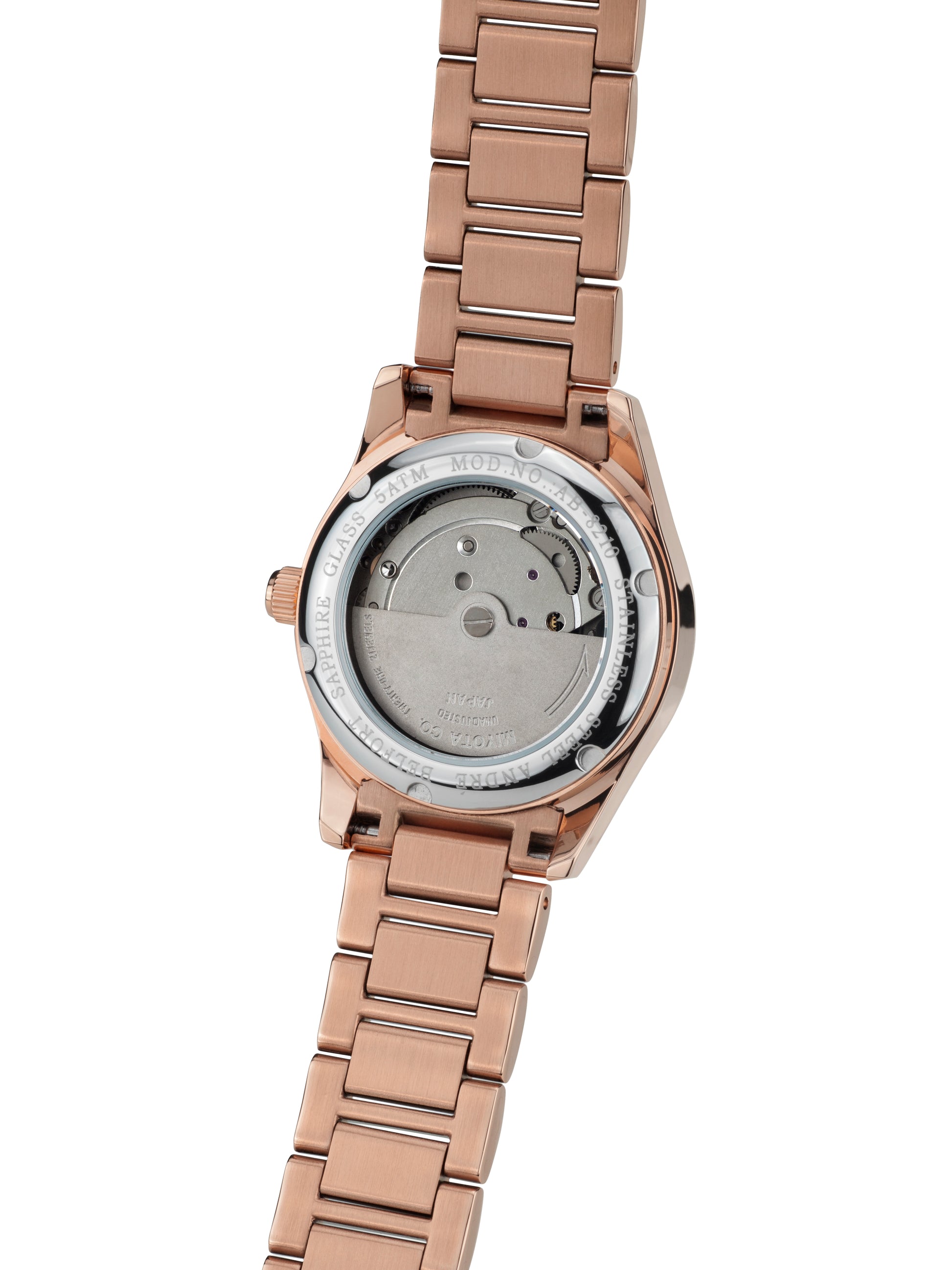 Automatic watches — Déméter — André Belfort — rosegold rose steel
