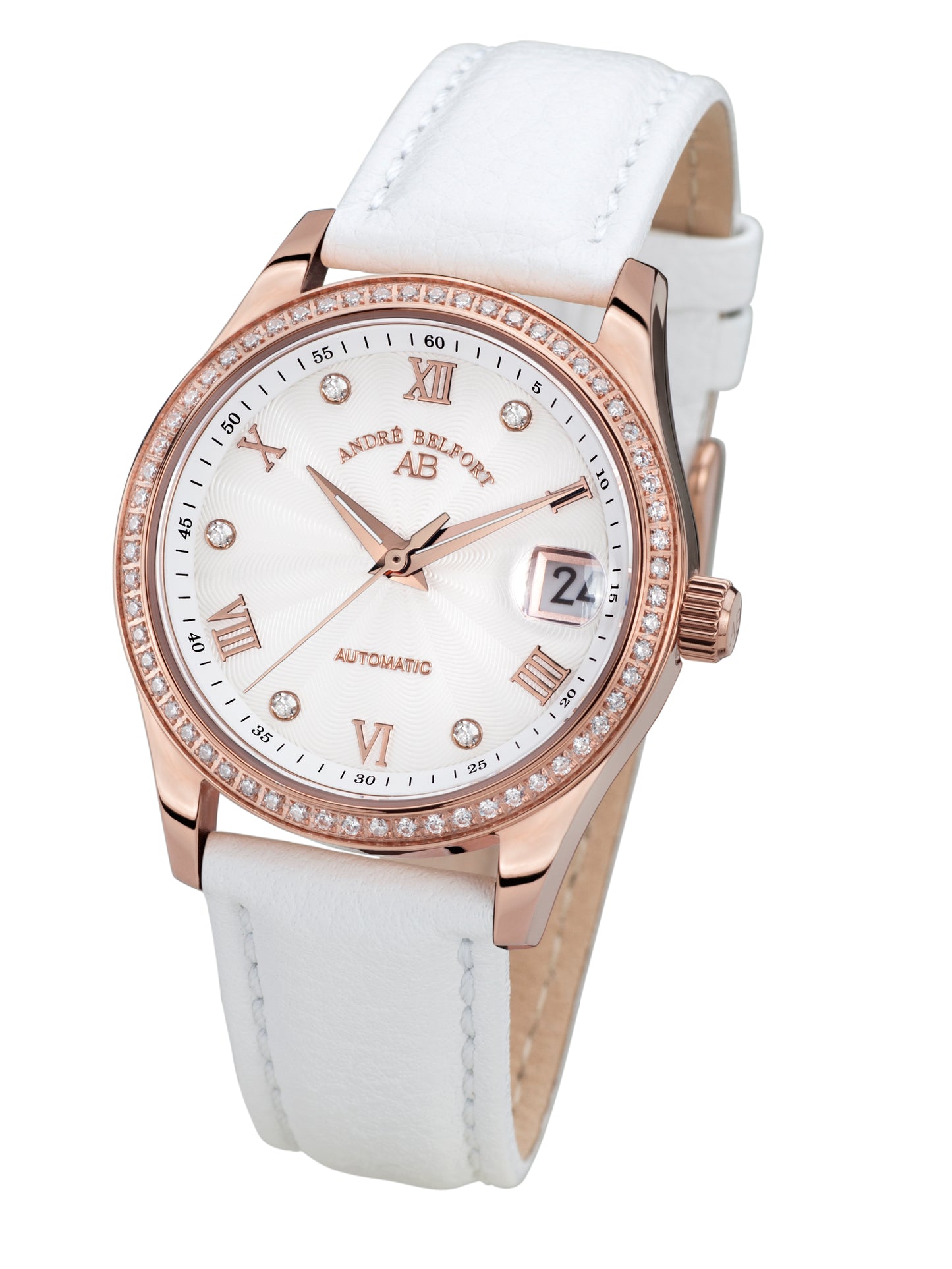 Automatic watches — Déméter — André Belfort — bicolor rosegold silver steel