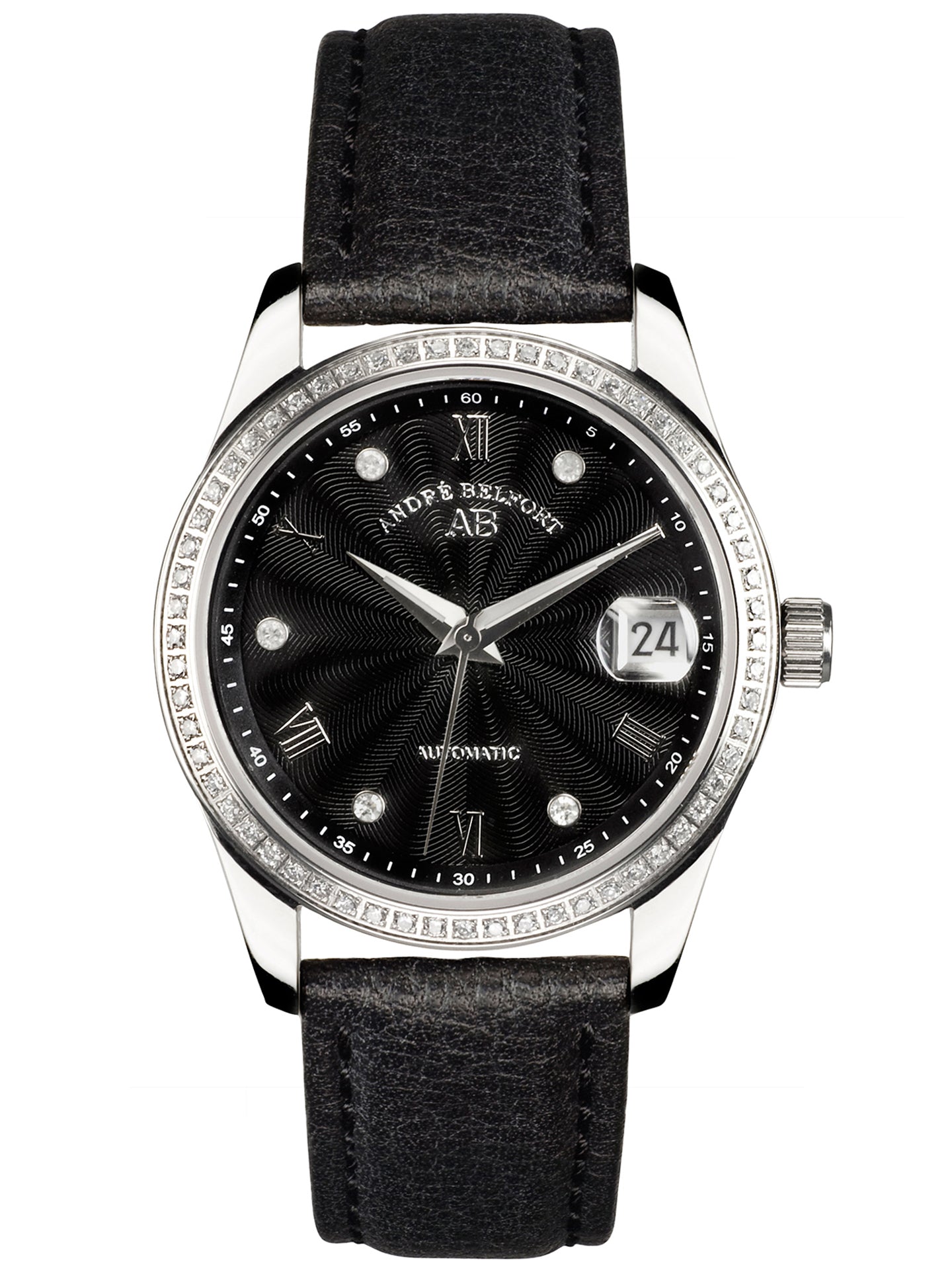 Automatic watches — Déméter — André Belfort — steel black