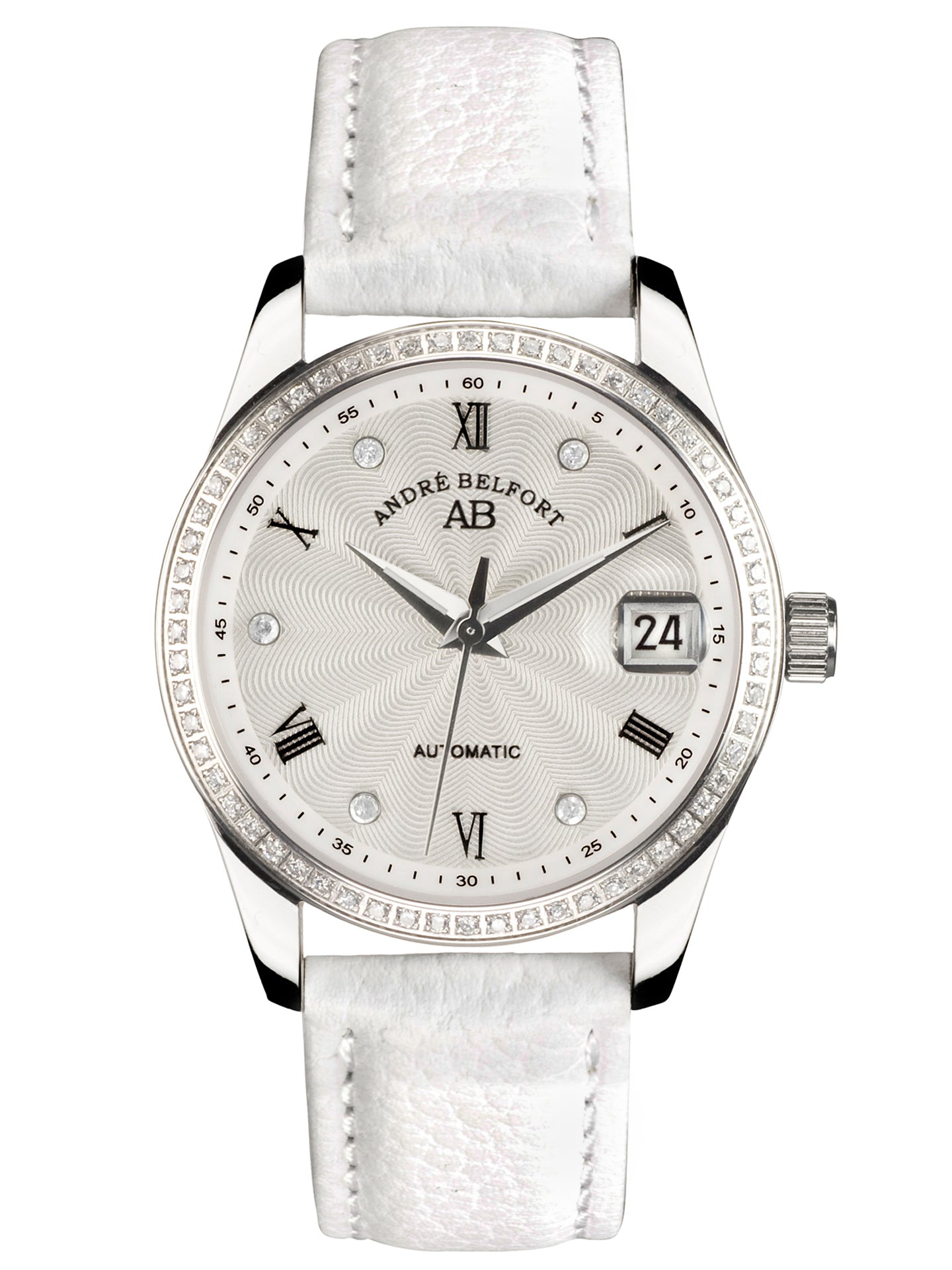 Automatic watches — Déméter — André Belfort — steel silver
