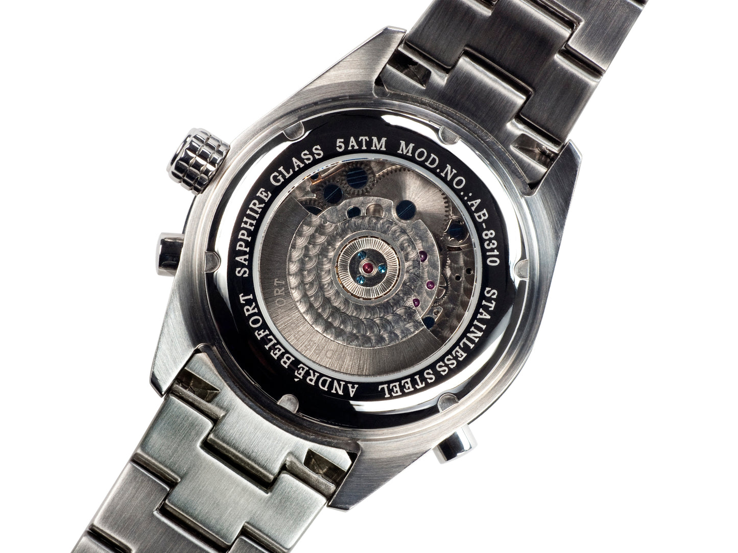 Automatic watches — Voilier — André Belfort — steel black