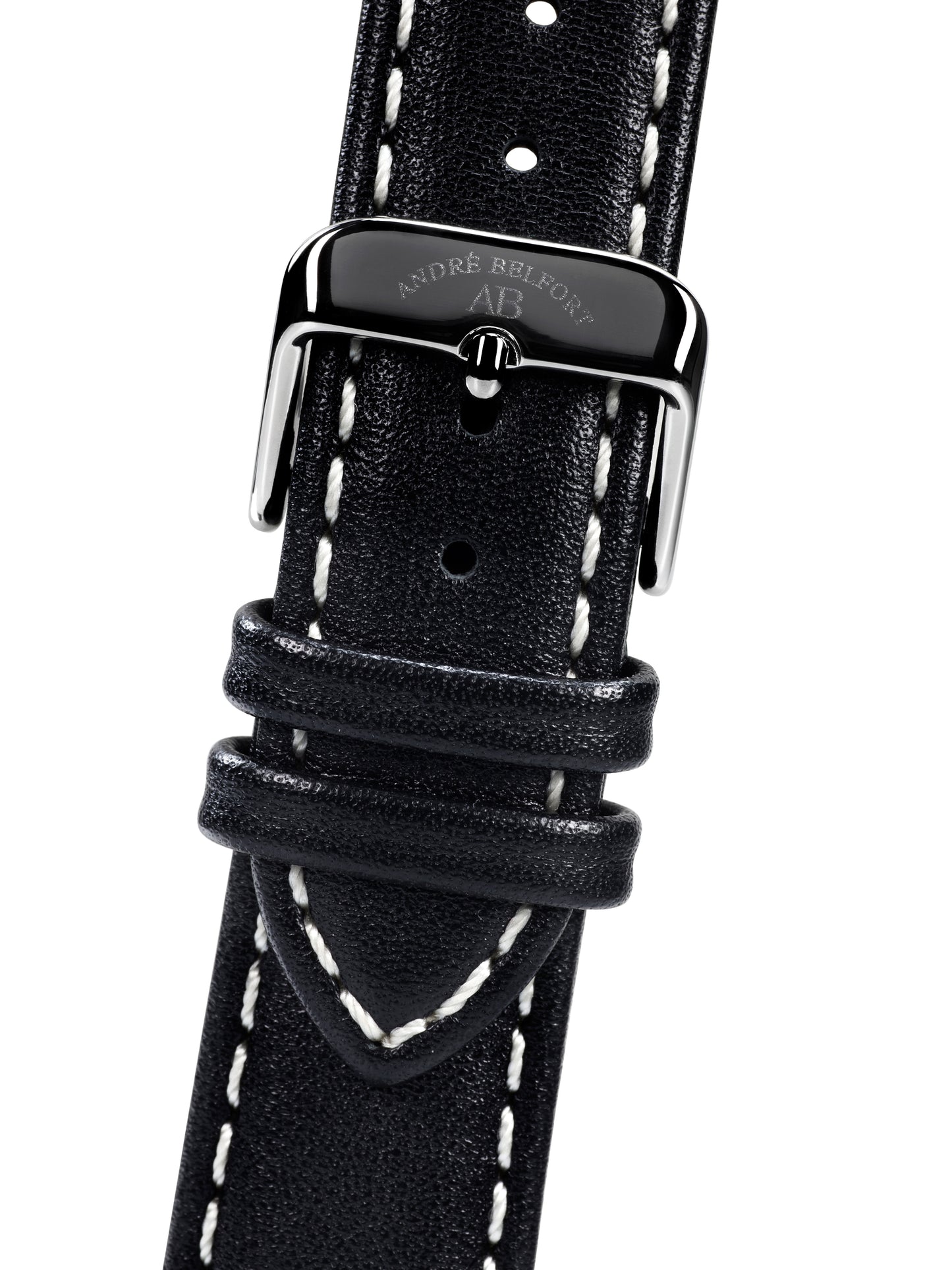bracelet watches — leather band Roue de temps — Band — black steel