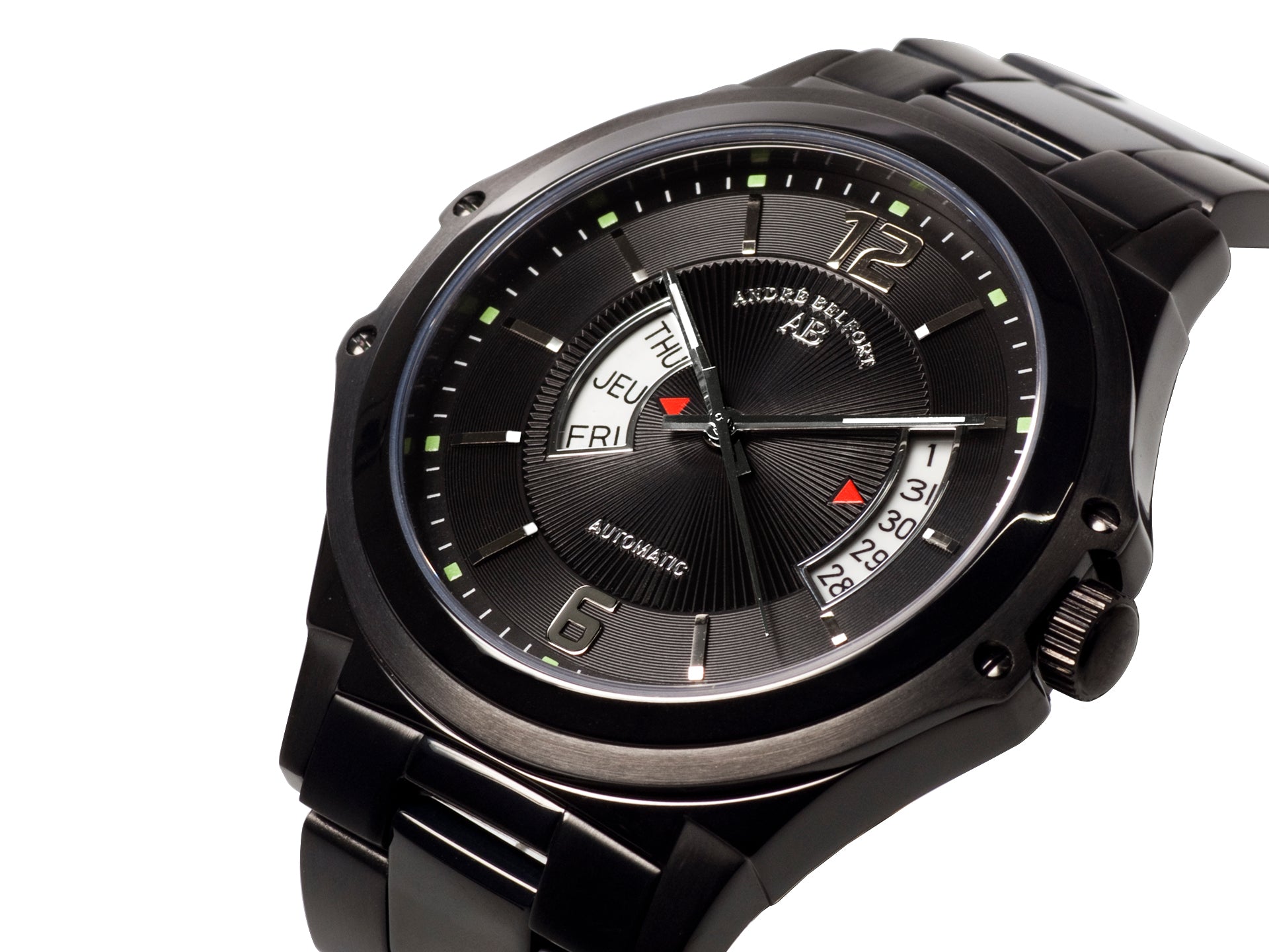 Automatic watches — Grande Classe — André Belfort — IP schwarz