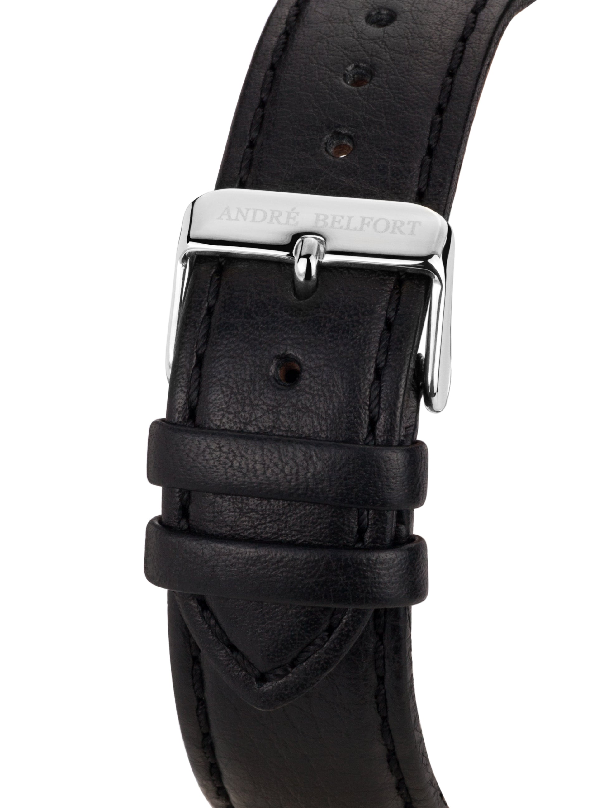 bracelet watches — leather band Empereur — Band — black steel