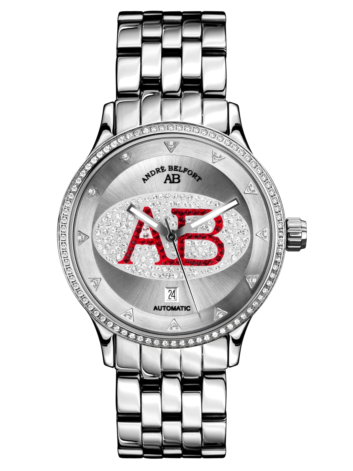 bracelet watches — steel band Grande Dame — Band — silver steel
