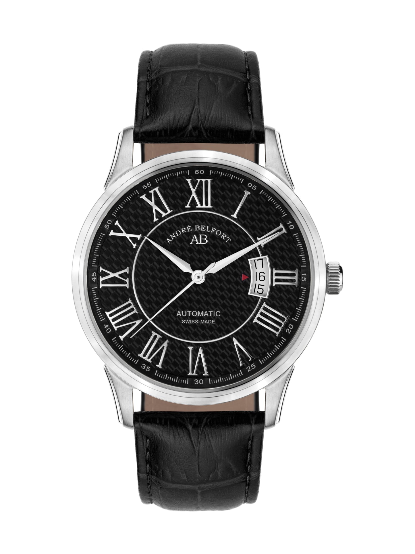 Automatic watches — Le Maître — André Belfort — steel black leather