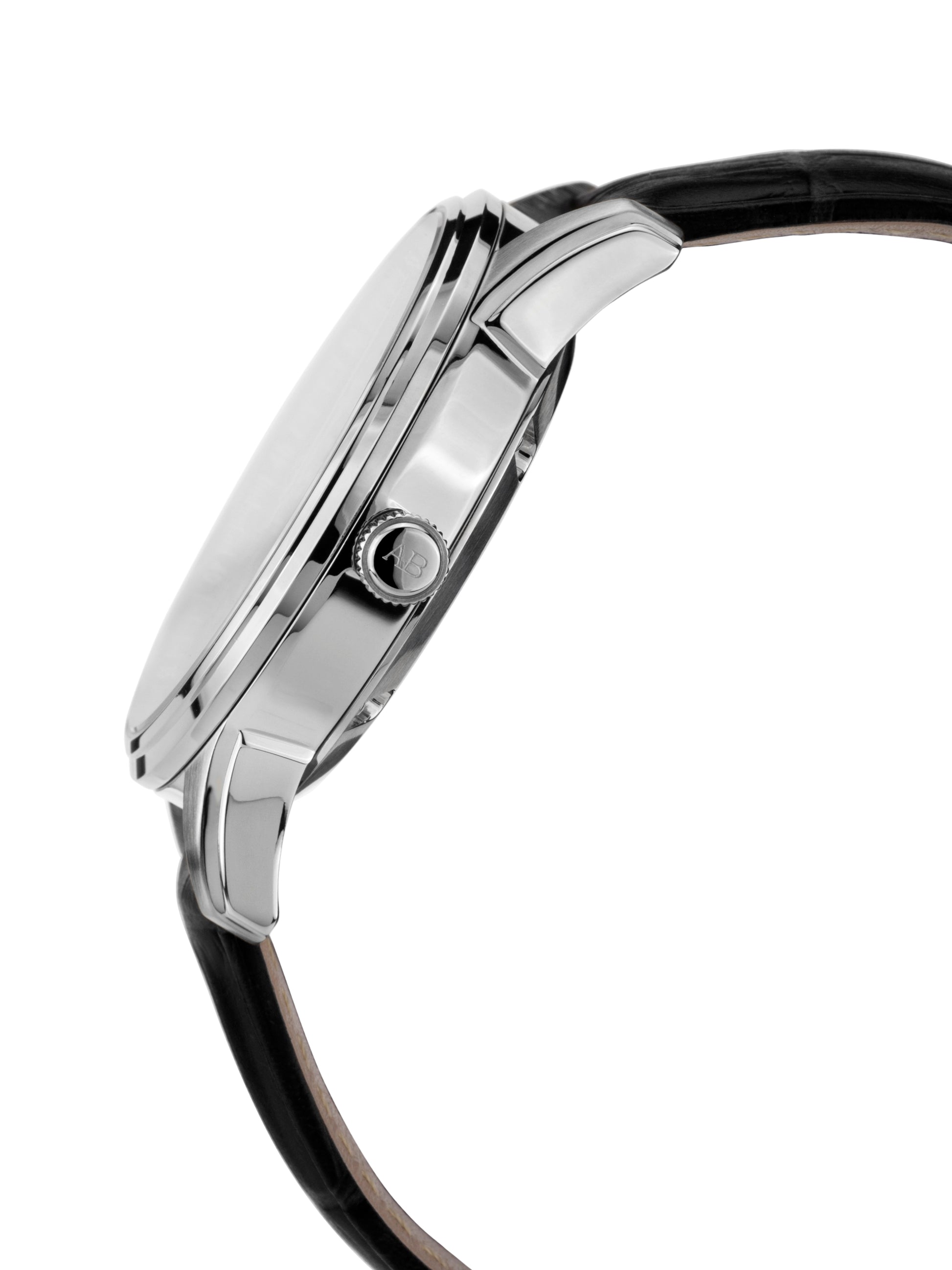 Automatic watches — Le Maître — André Belfort — steel black leather