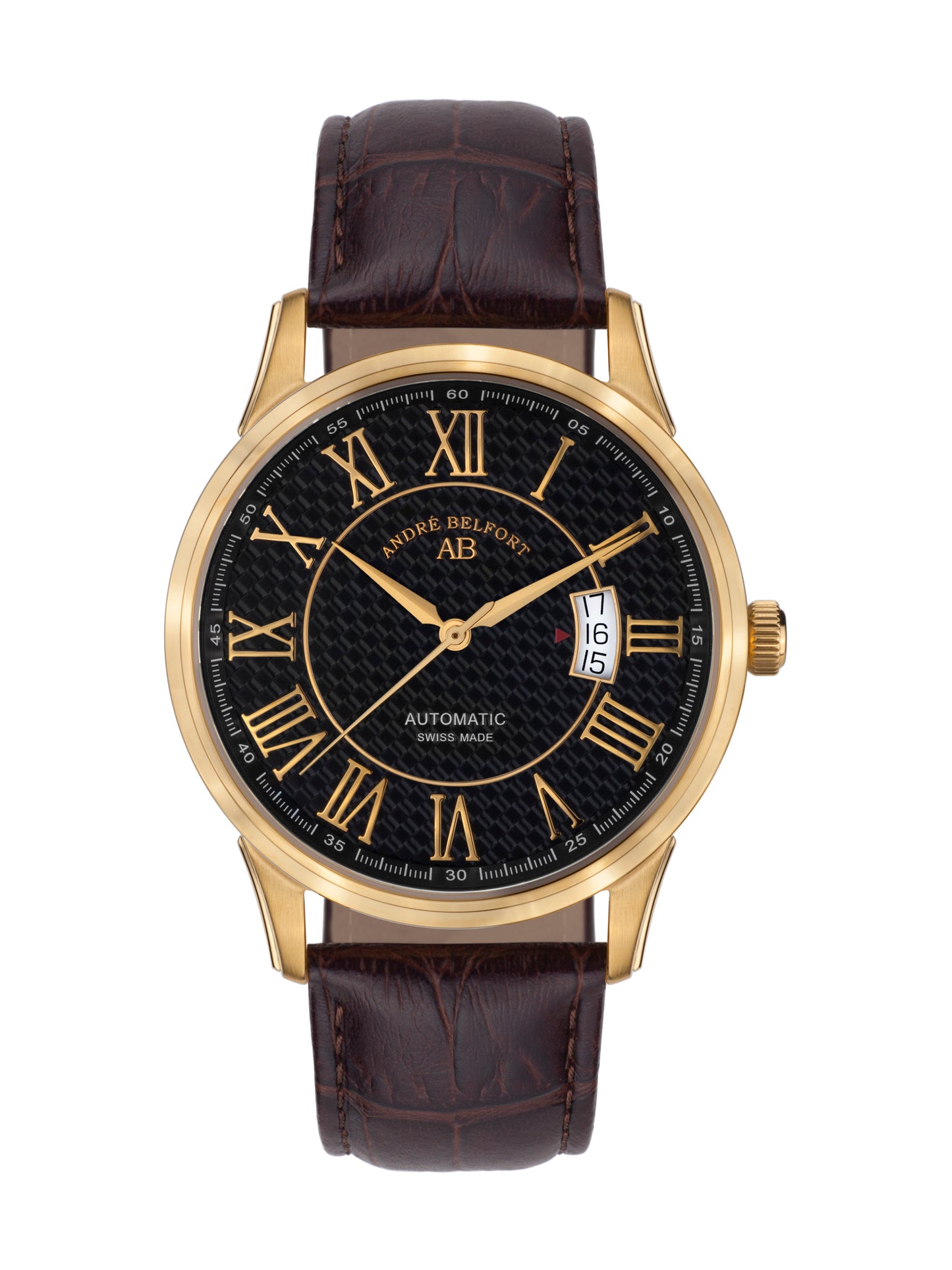 bracelet watches — leather band Le Maître — Band — black gold