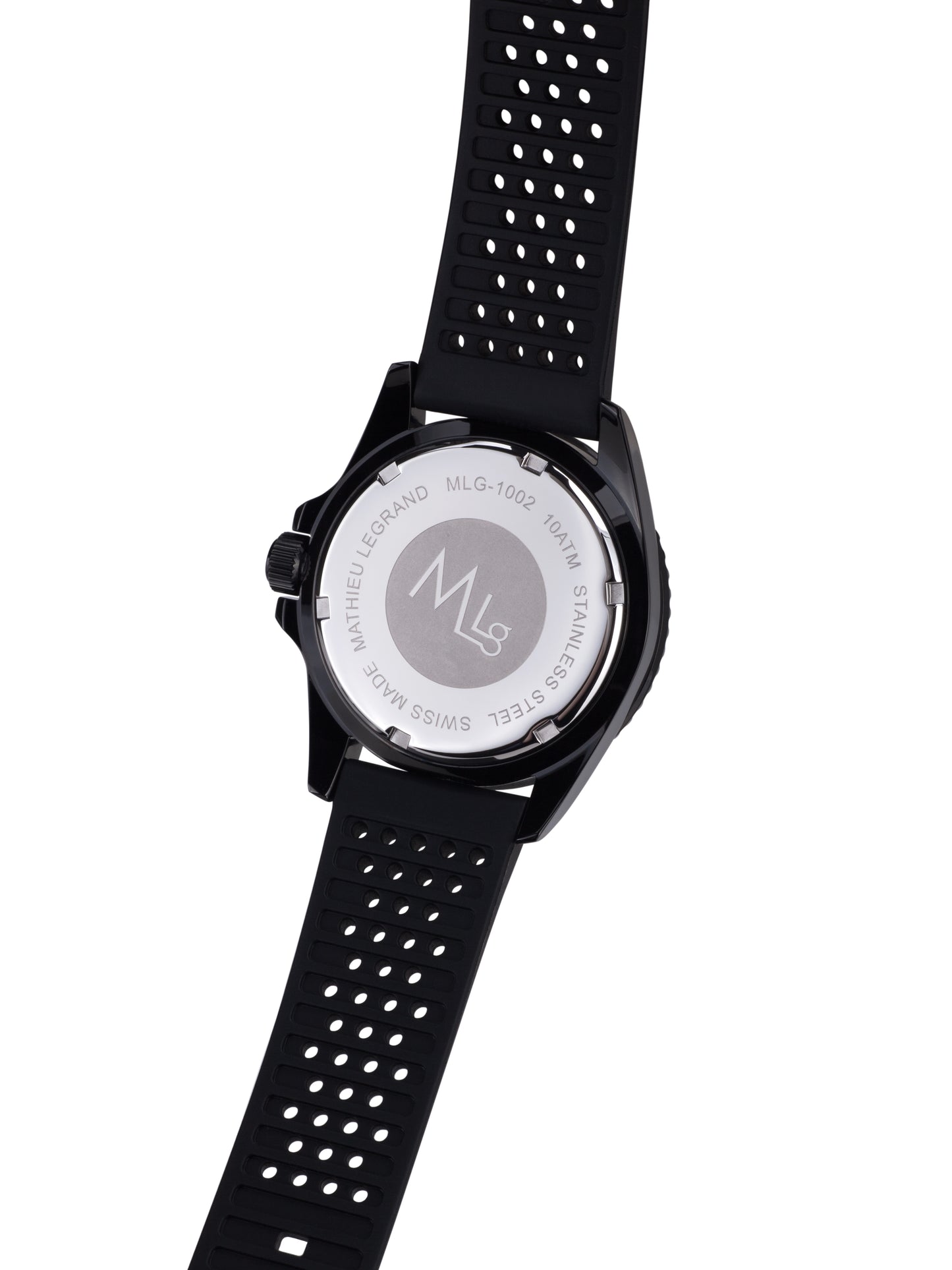 Automatic watches — Marin — Mathieu Legrand — black IP black silicone