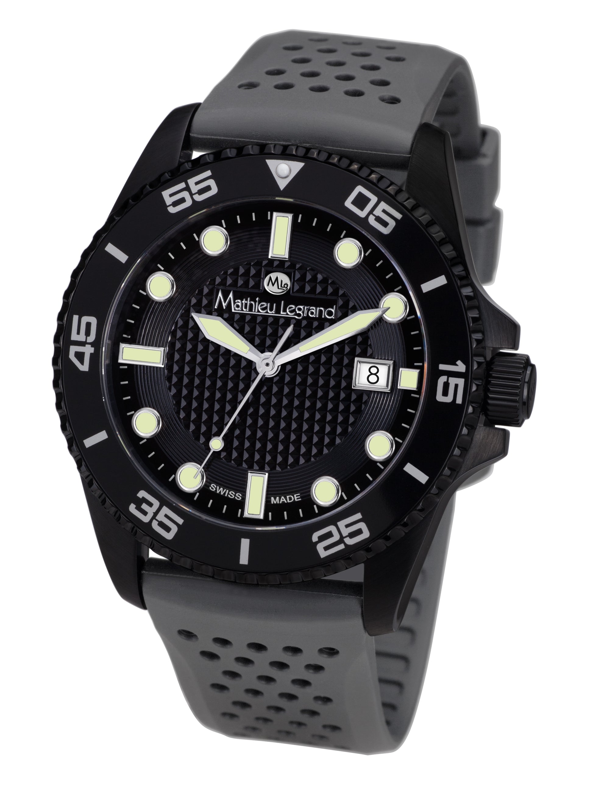 Automatic watches — Marin — Mathieu Legrand — black IP grey