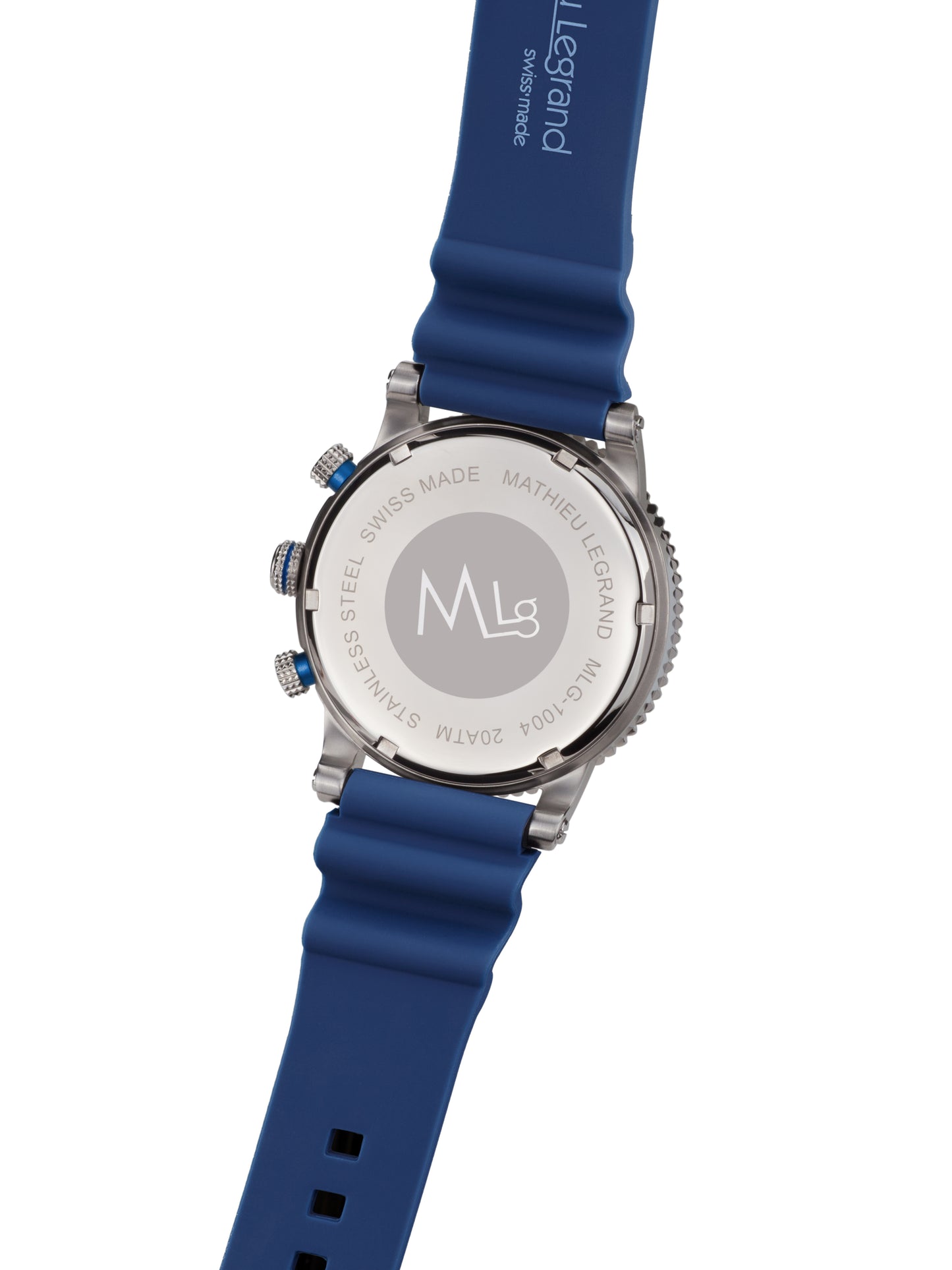Automatic watches — Immergée — Mathieu Legrand — steel silver blue silicone