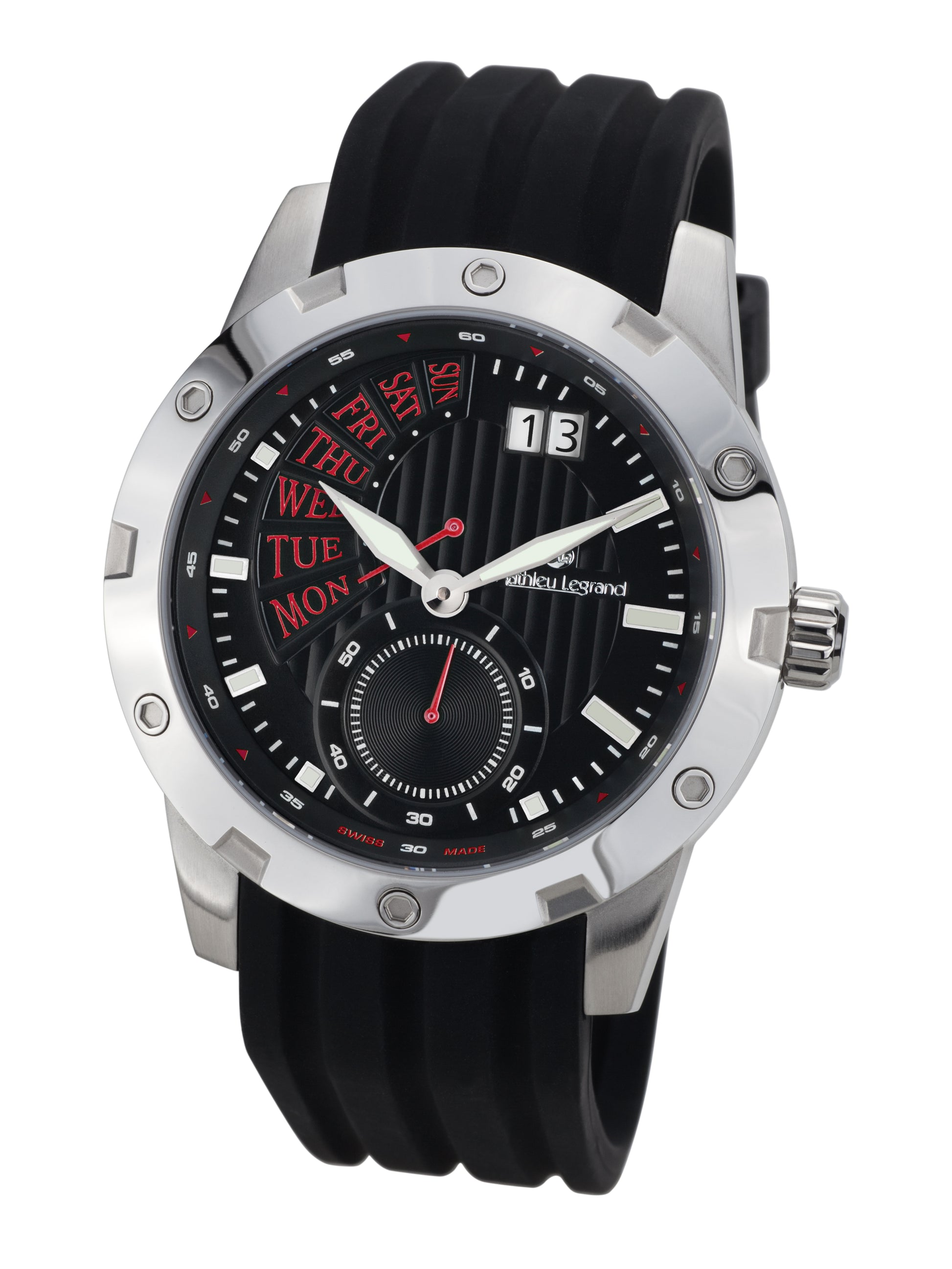 Automatic watches — Survolteur — Mathieu Legrand — steel black silicone