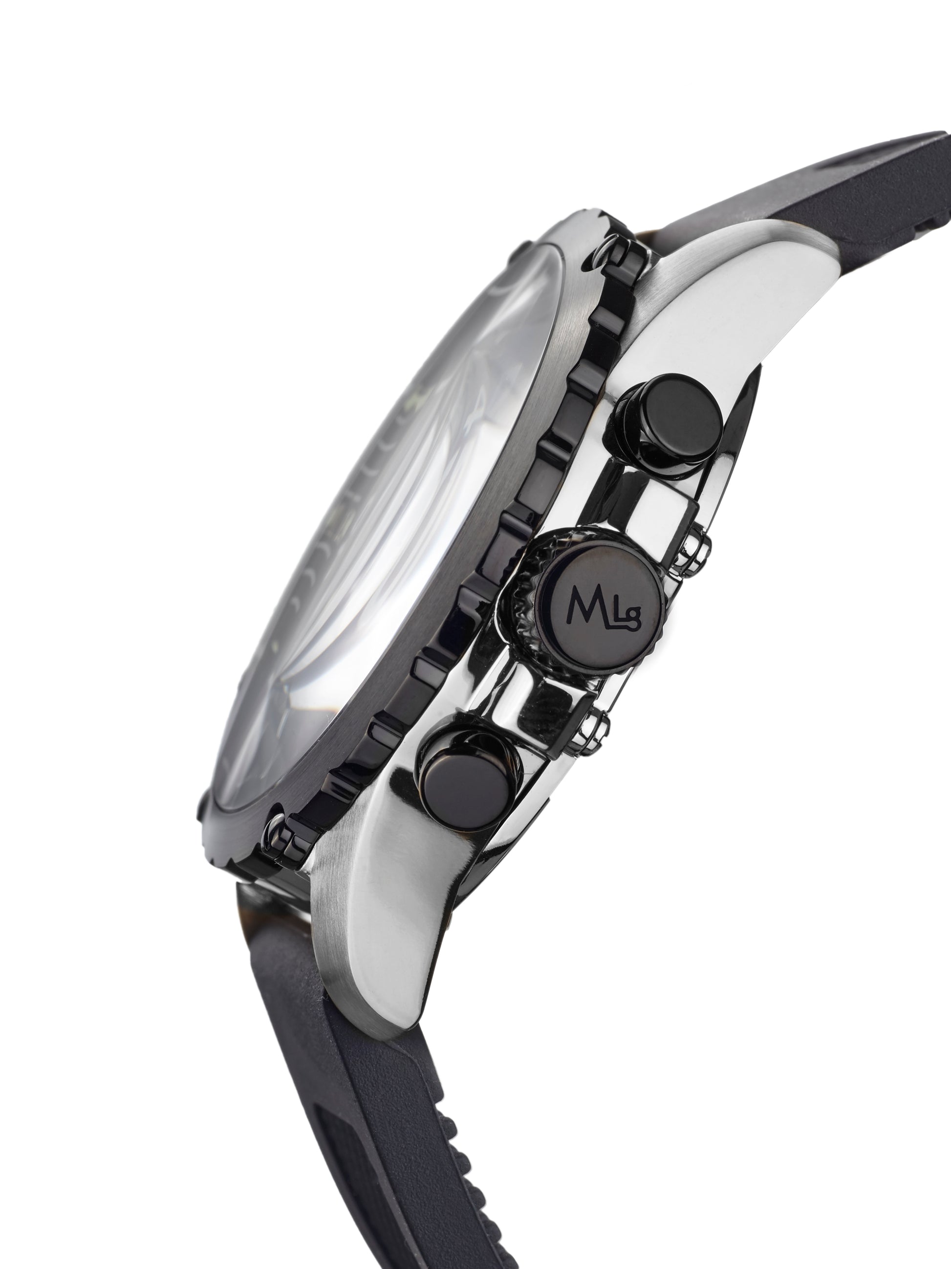 Automatic watches — Source Puissante — Mathieu Legrand — black IP steel black