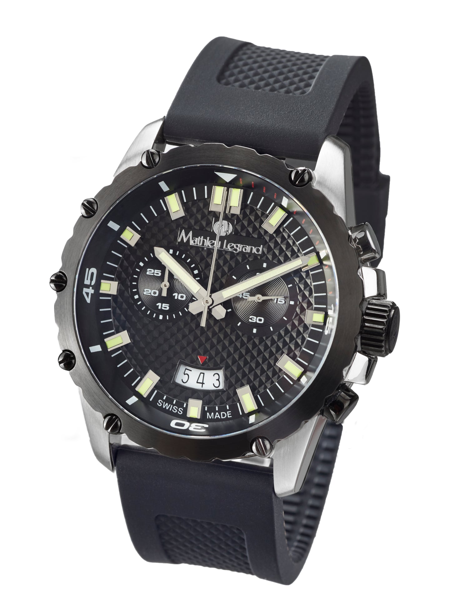 Automatic watches — Source Puissante — Mathieu Legrand — black IP steel black