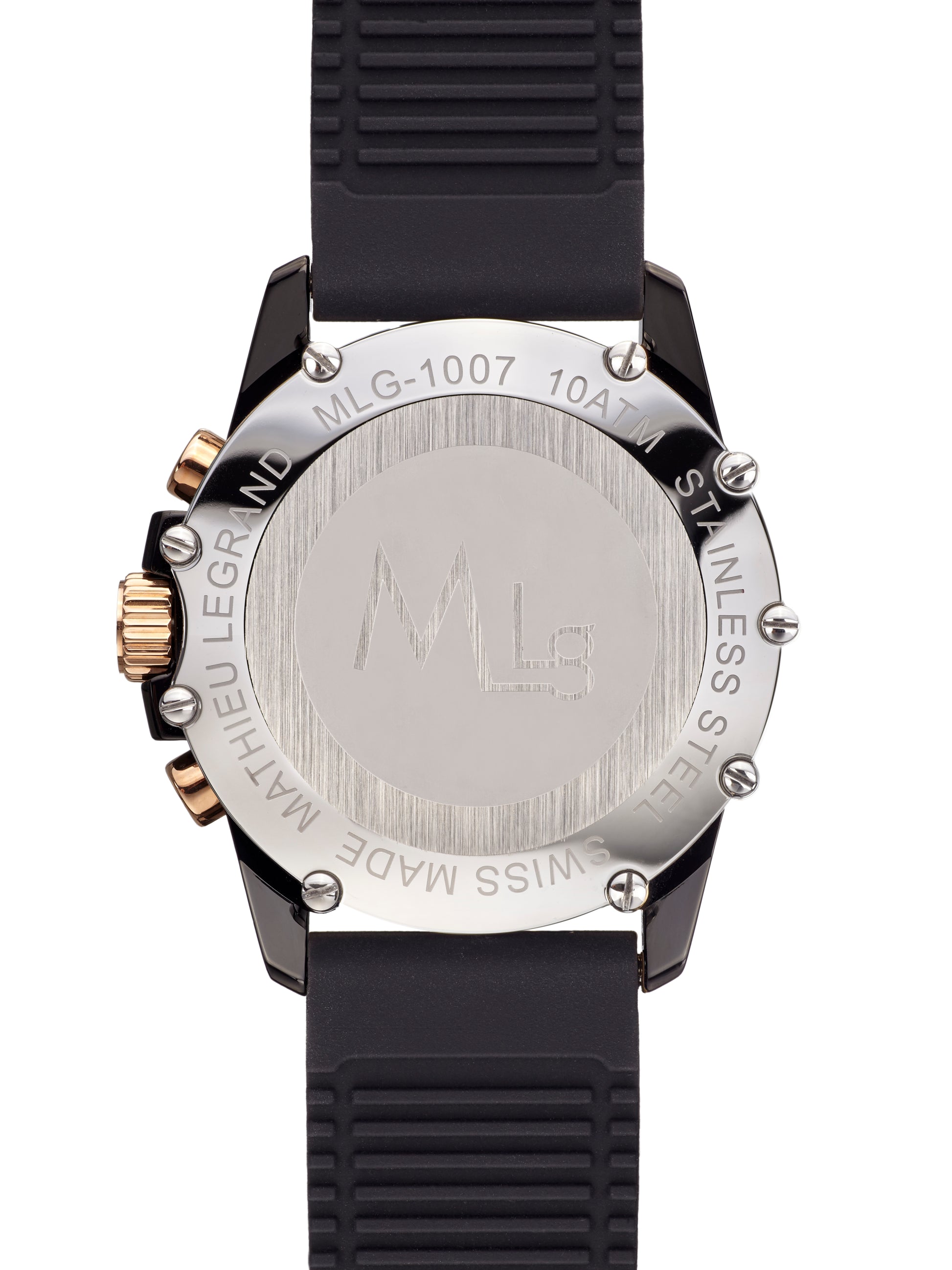 Automatic watches — Source Puissante — Mathieu Legrand — two tone black IP rose