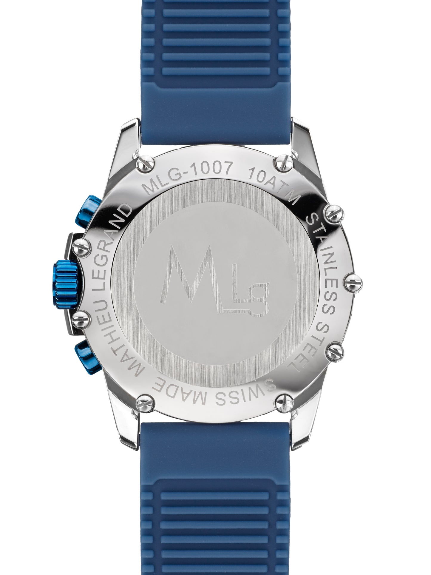 Automatic watches — Source Puissante — Mathieu Legrand — two tone blue IP steel blue