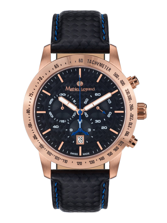 Automatic watches — Grande Vitesse — Mathieu Legrand — rosegold IP black