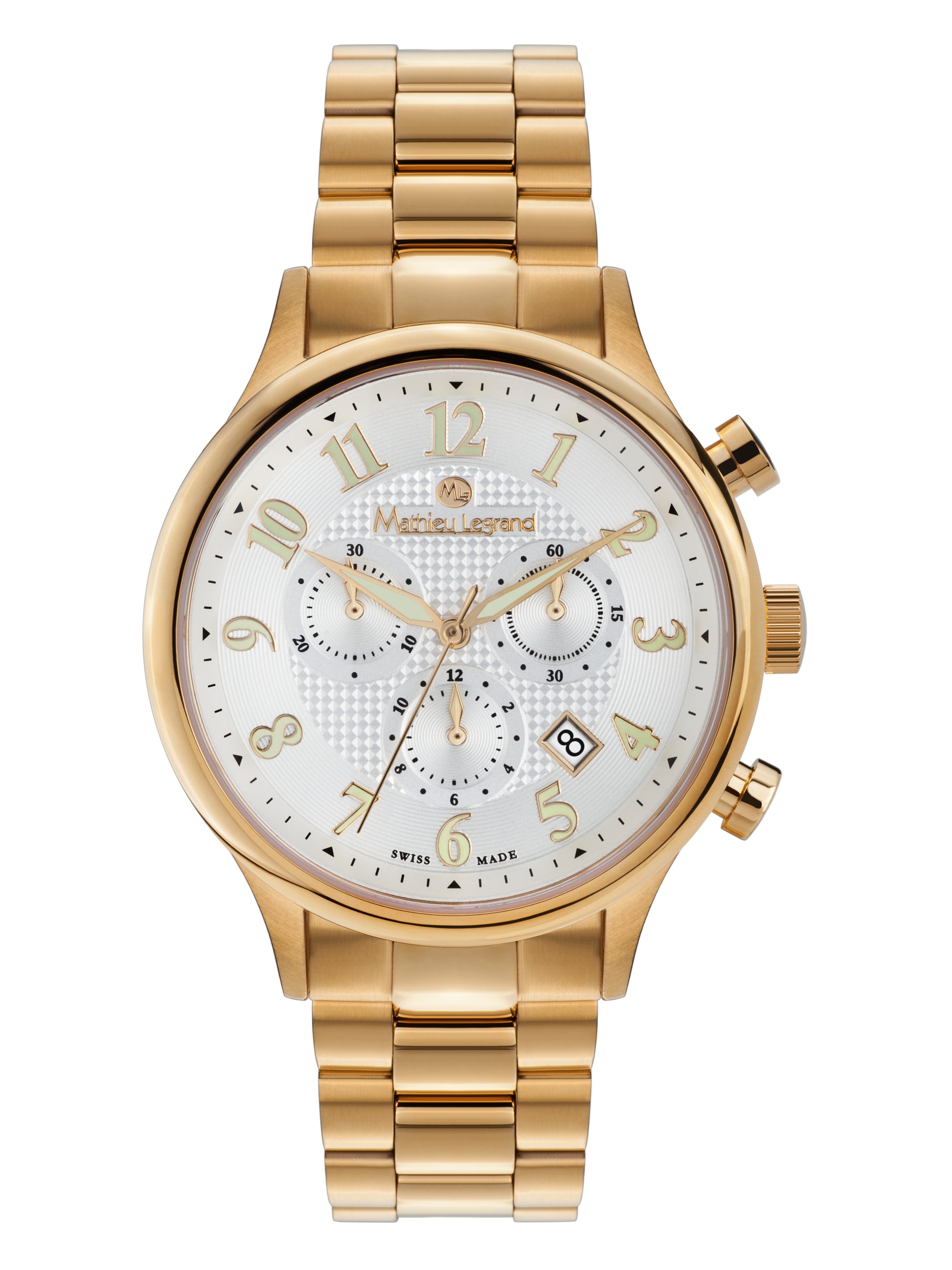 Automatic watches — Métropolitain — Mathieu Legrand — gold IP silver steel