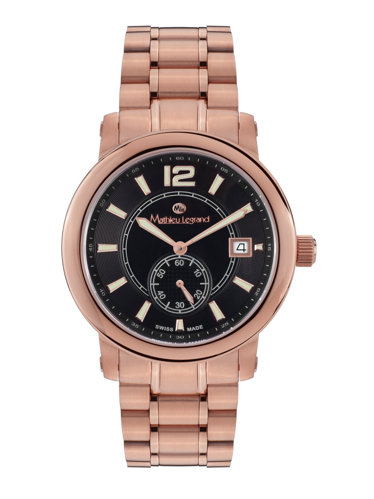 Automatic watches — Bolide — Mathieu Legrand — rosegold IP black steel