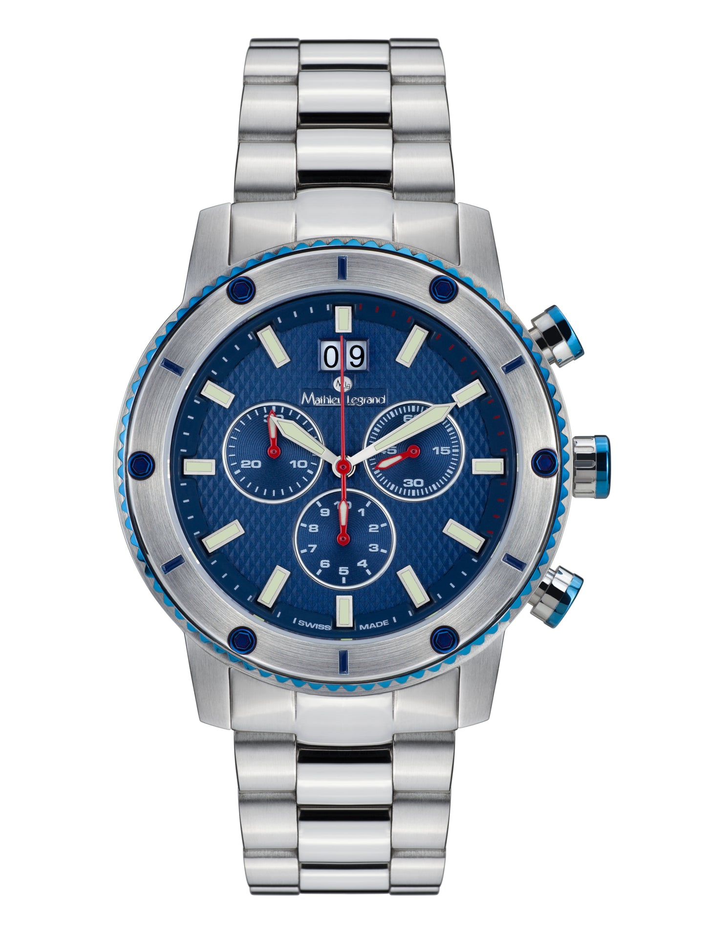 Automatic watches — Tableau du Bord — Mathieu Legrand — steel blue steel