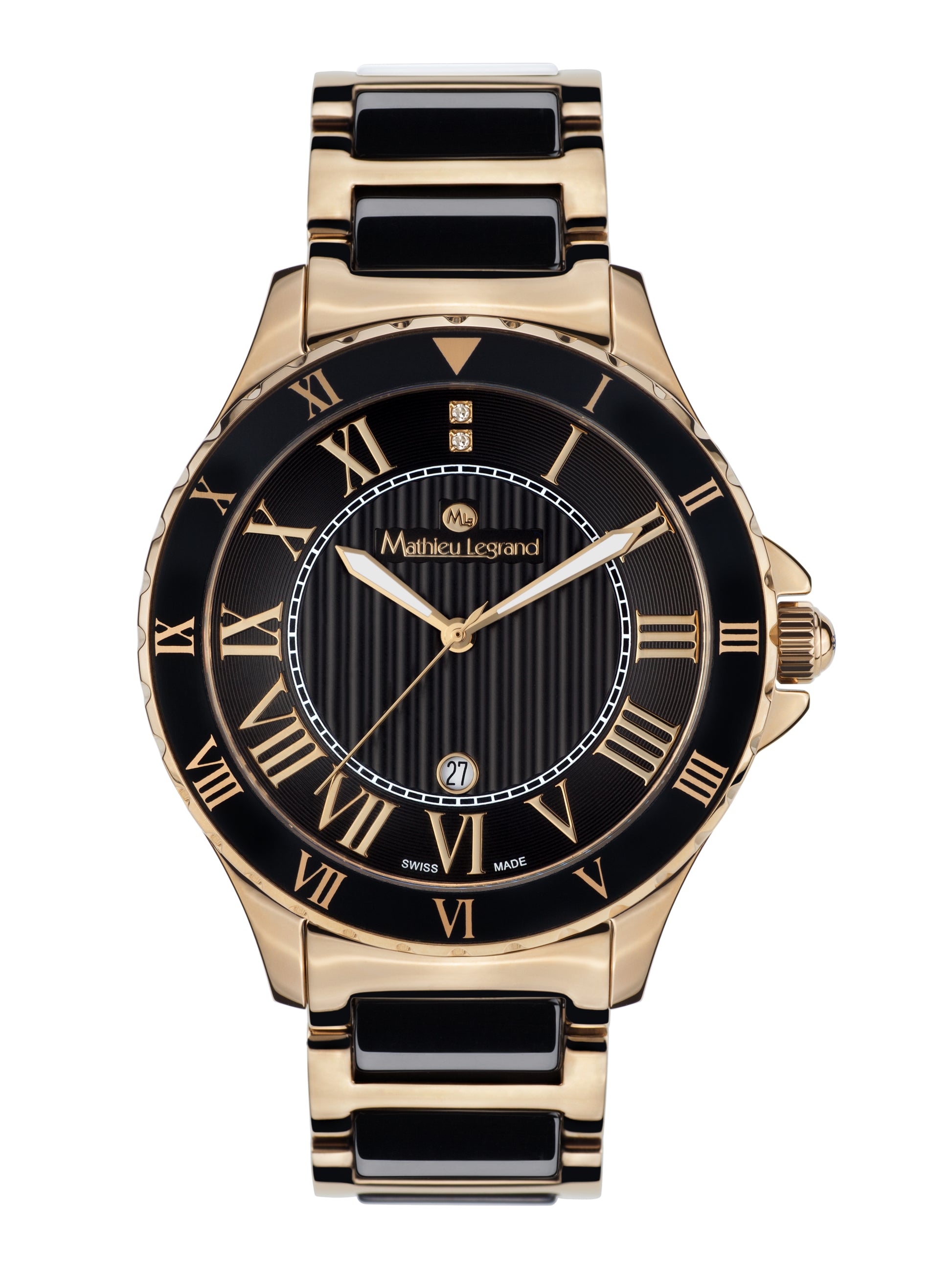 Automatic watches — Tapisserie — Mathieu Legrand — gold IP ceramic black