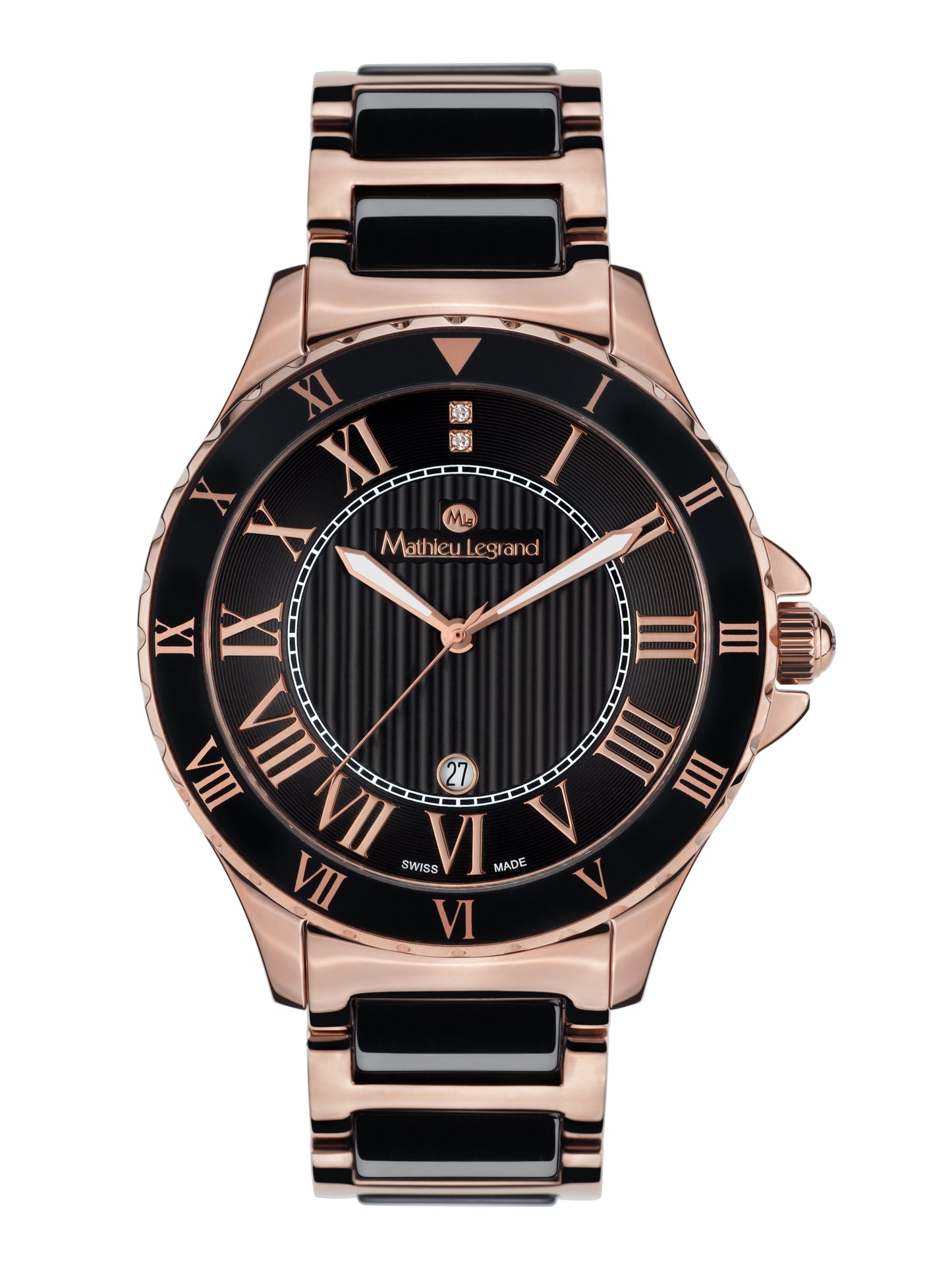 Automatic watches — Tapisserie — Mathieu Legrand — rosegold IP ceramic black