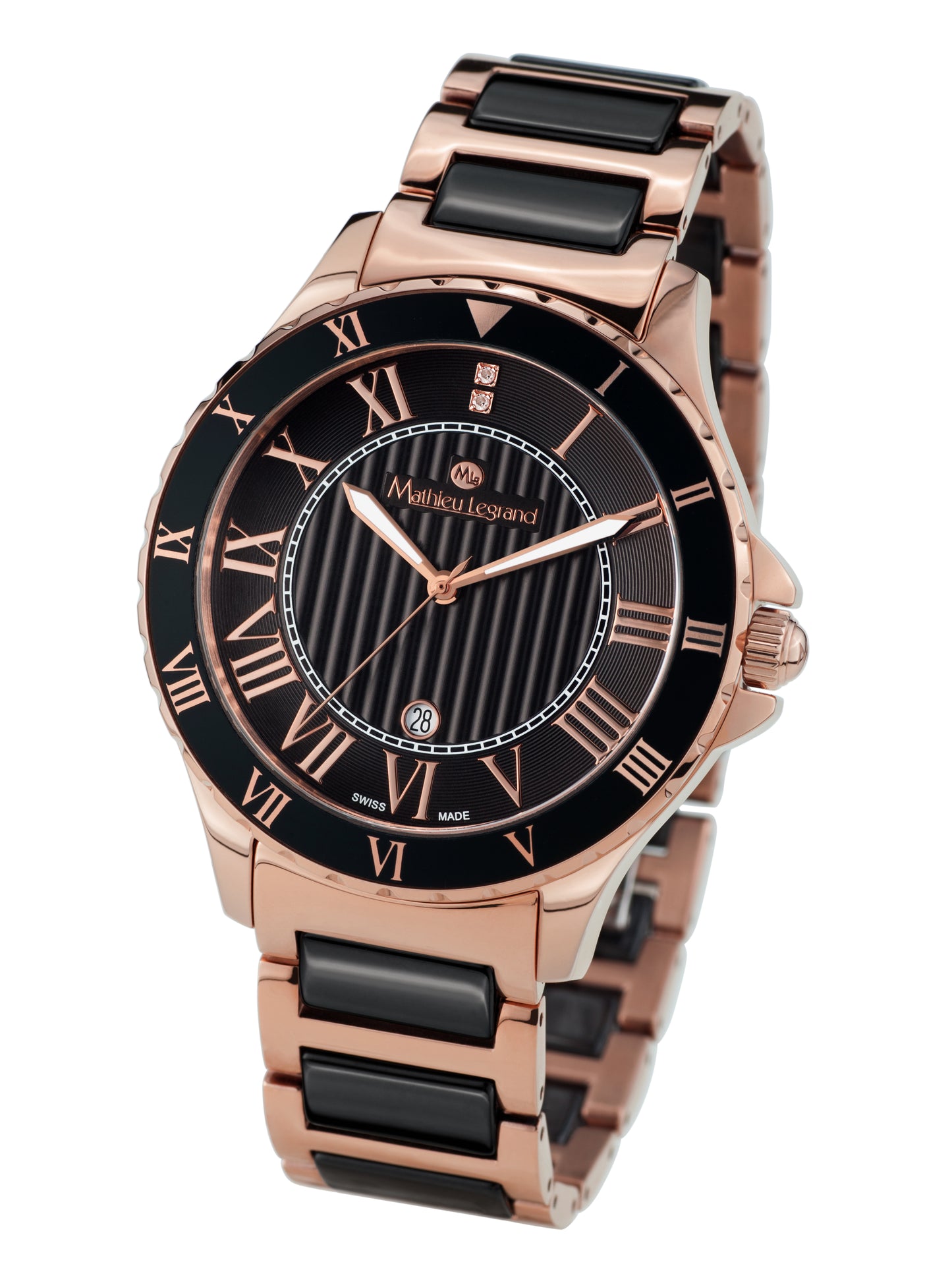 Automatic watches — Tapisserie — Mathieu Legrand — rosegold IP ceramic black