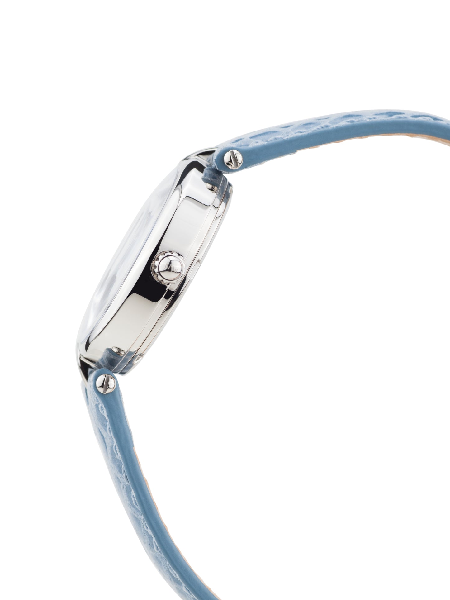 Automatic watches — Fleurs Volantes — Mathieu Legrand — steel silver light blue