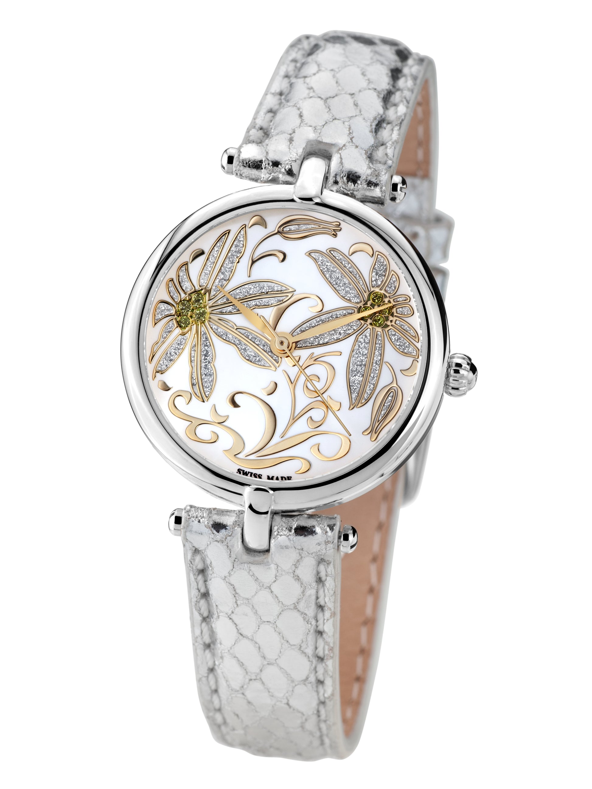Automatic watches — Fleurs Volantes — Mathieu Legrand — steel silver silver